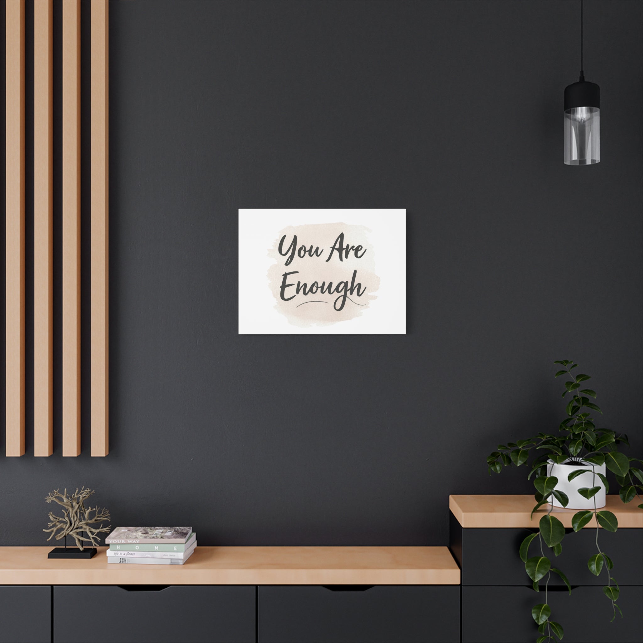 You Are Enough (Watercolor) — Wall Art