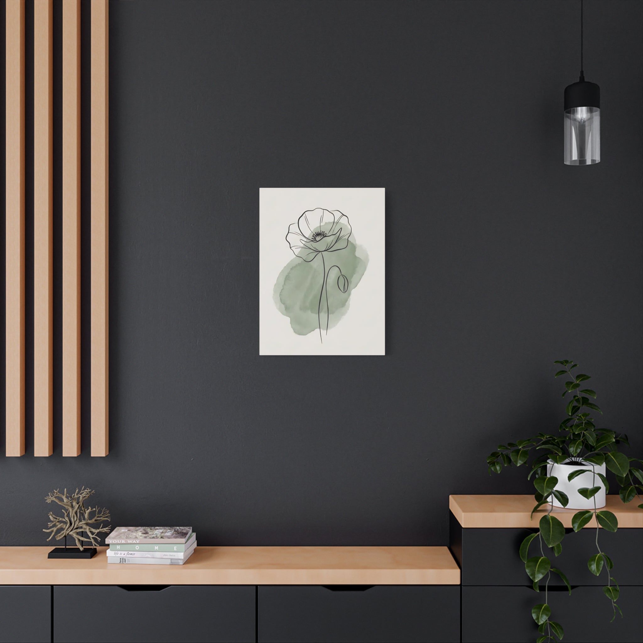 Poppy Sage Botanical Line
