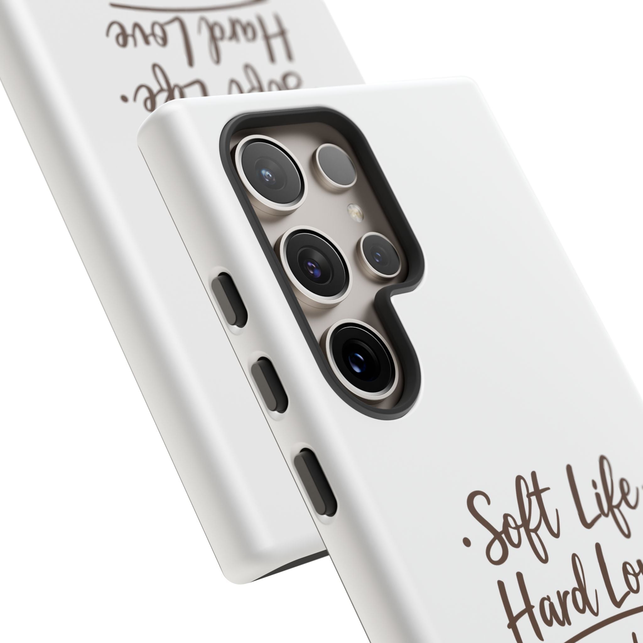 Soft Life Hard Love phone case - phone case - empowering mom gift