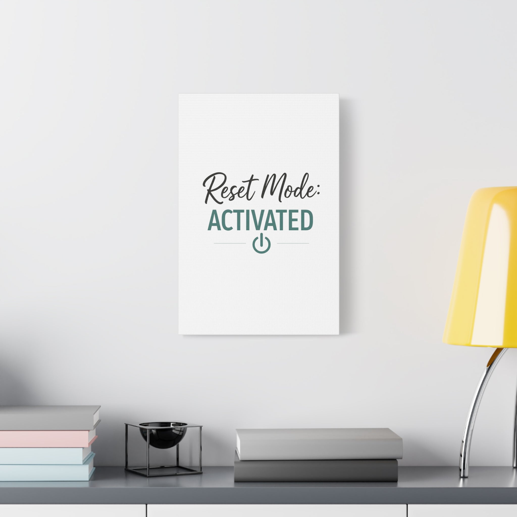 Reset Mode: Activated (Teal) — Wall Canvas