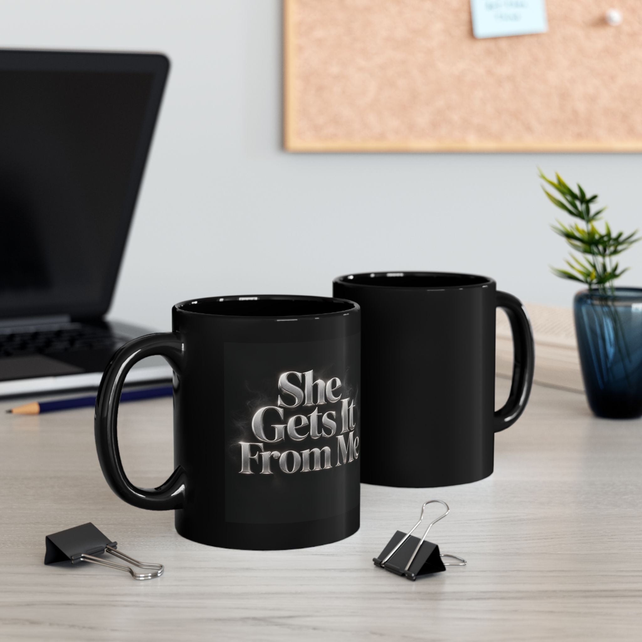 Blame It On Me — Black Coffee Mug