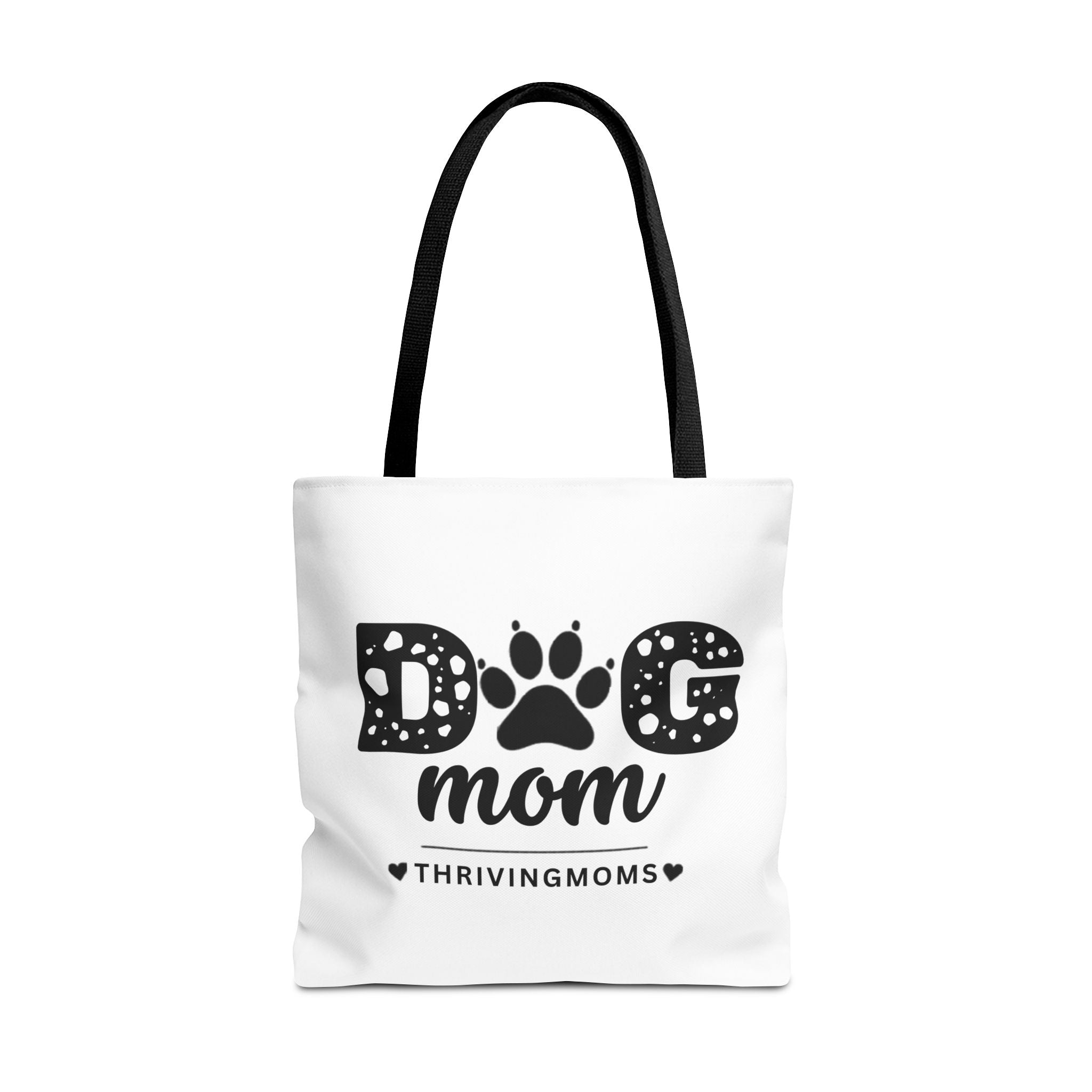 Dog Mom Tote Bag Black — for the mom whose dog goes everywhere with her — ThrivingMoms