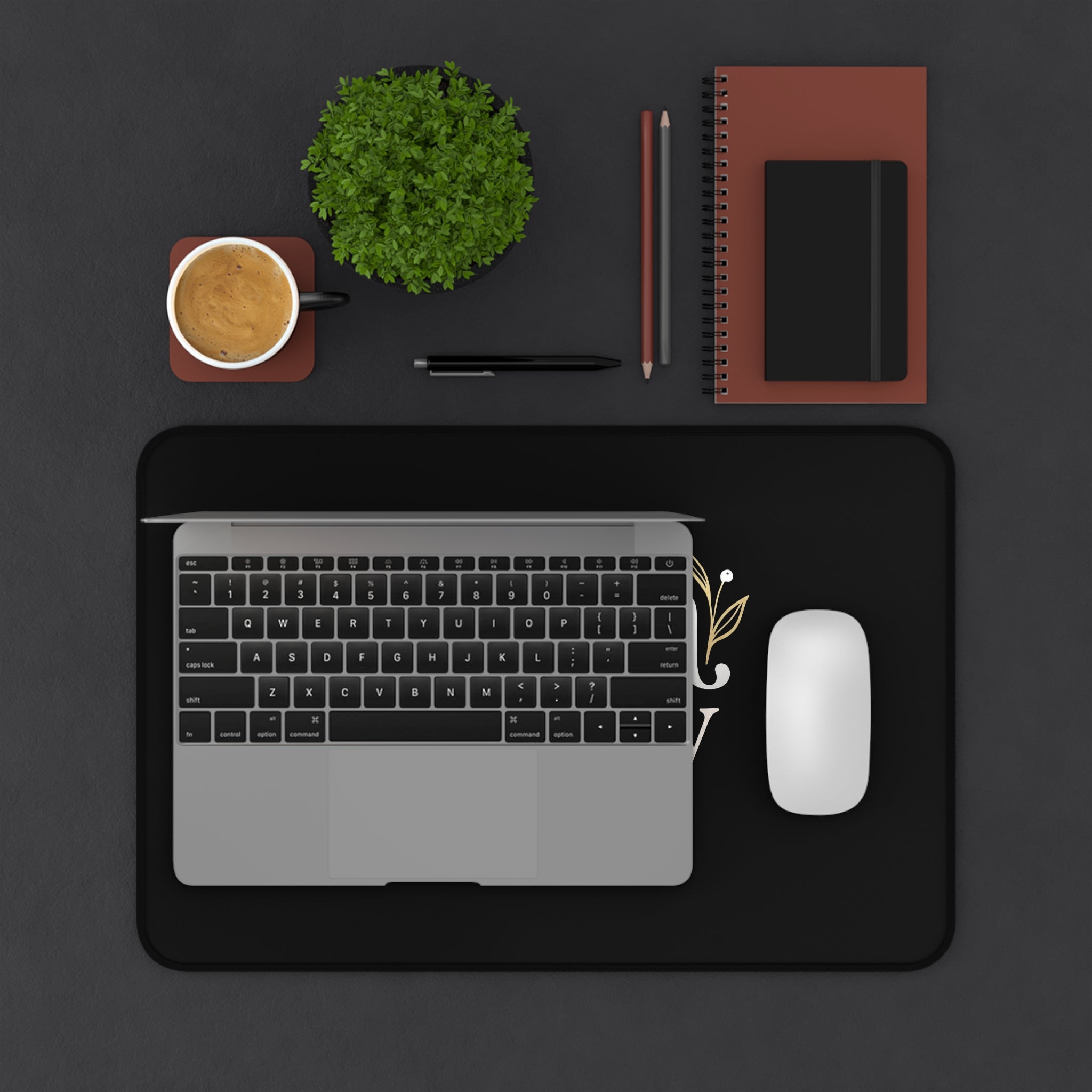 Bloom Gently desk mat - desk mat - home office gift for moms