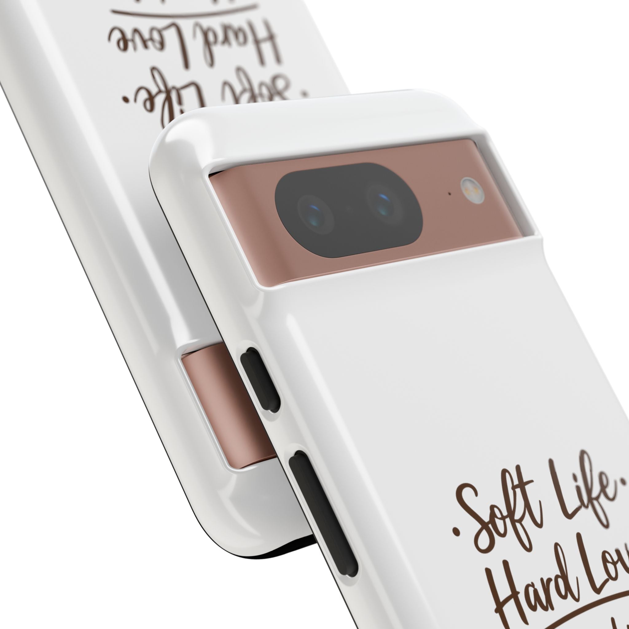 Soft Life Hard Love phone case - phone case - empowering mom gift