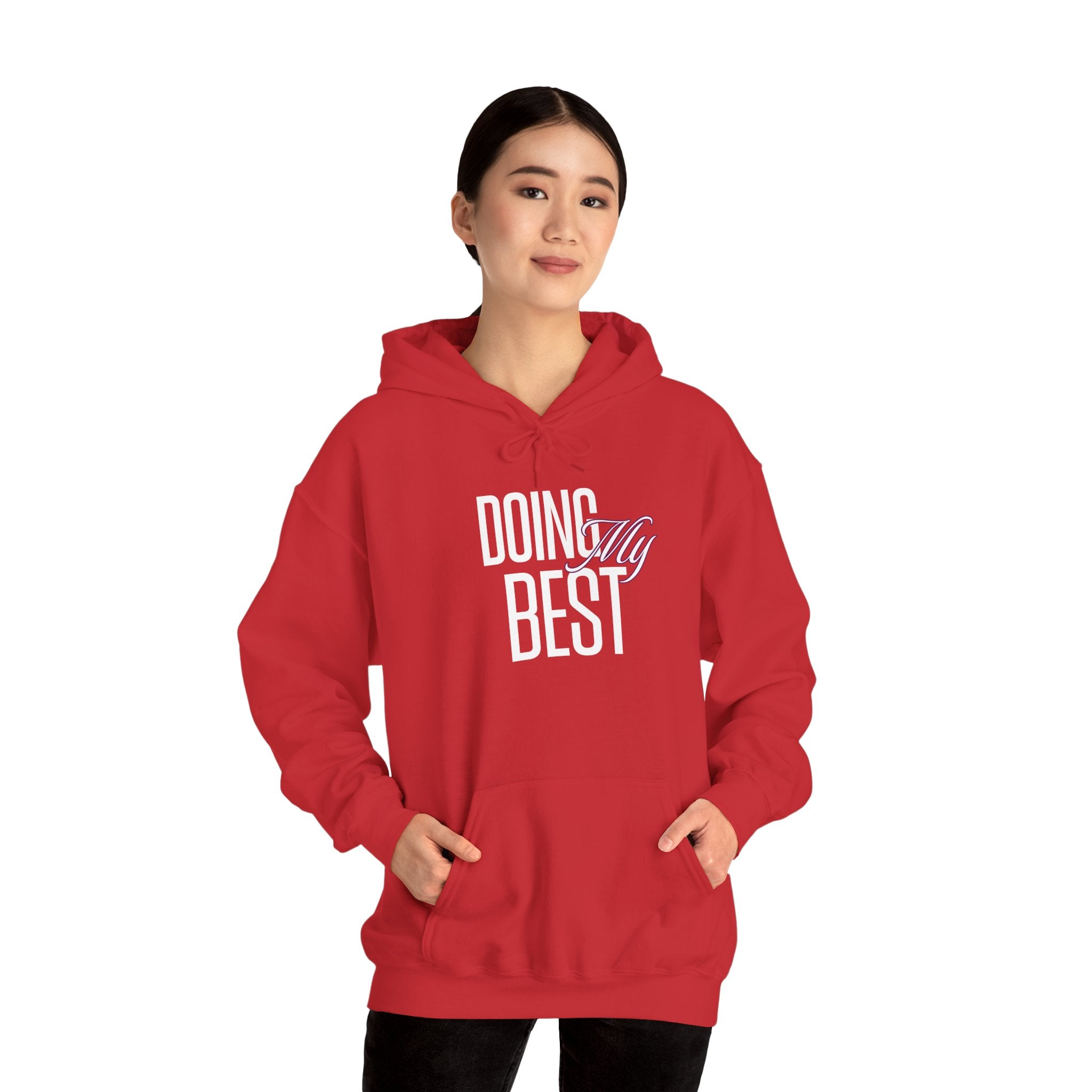 Doing My Best hoodie red - hoodie - gift for moms
