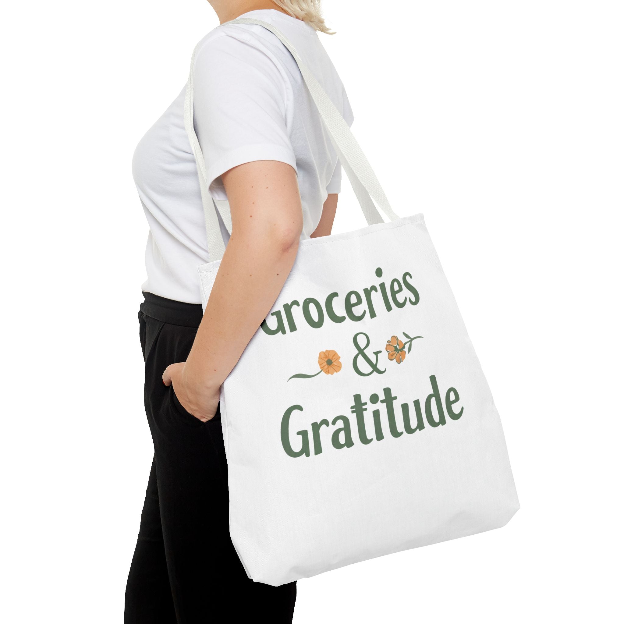 Groceries & Gratitude — Tote Bag