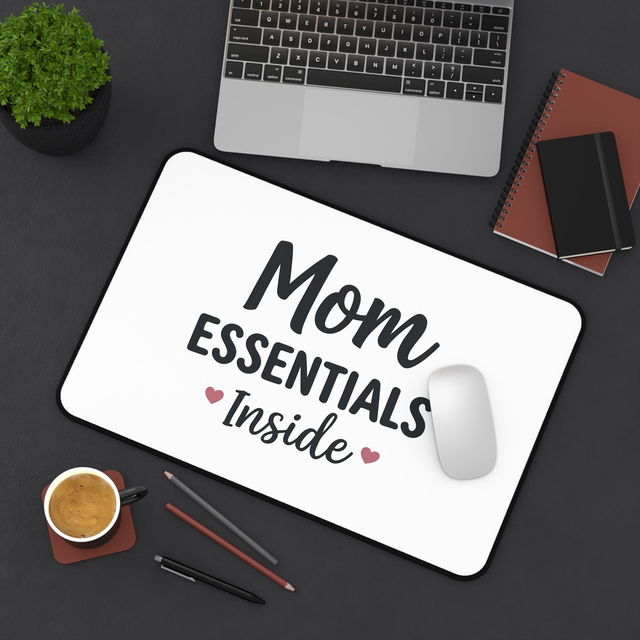 Mom Essentials Inside desk mat - desk mat - home office gift for moms