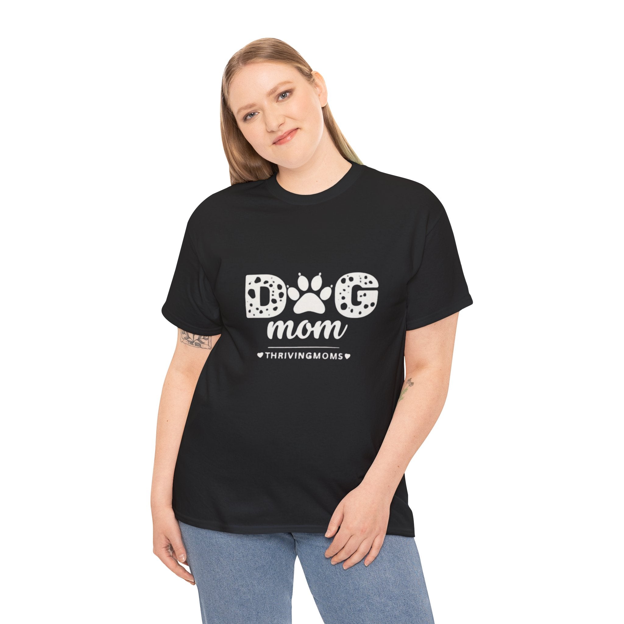 Dog Mom T-Shirt in Black — because he's not just a pet — ThrivingMoms