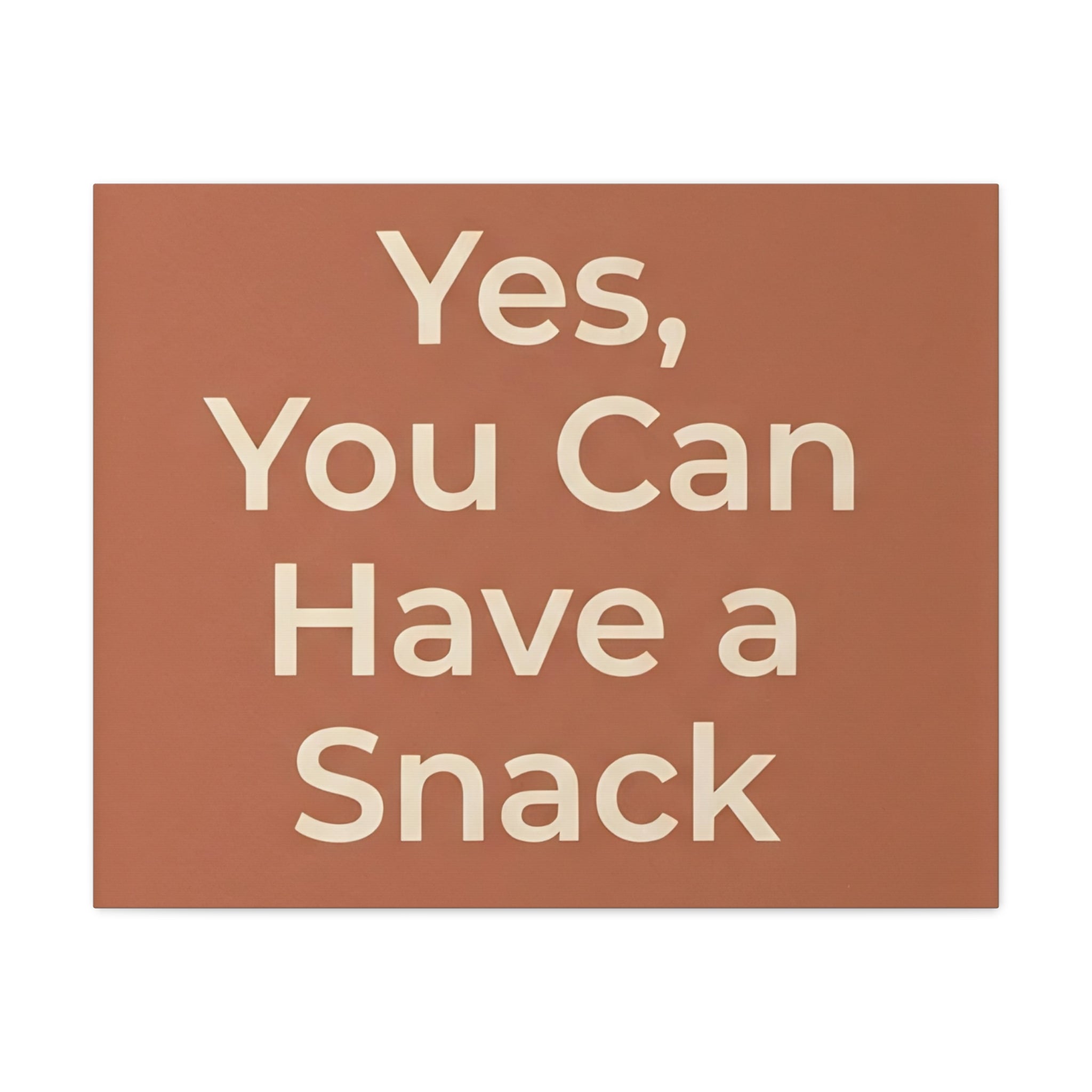 Yes, You Can Have a Snack