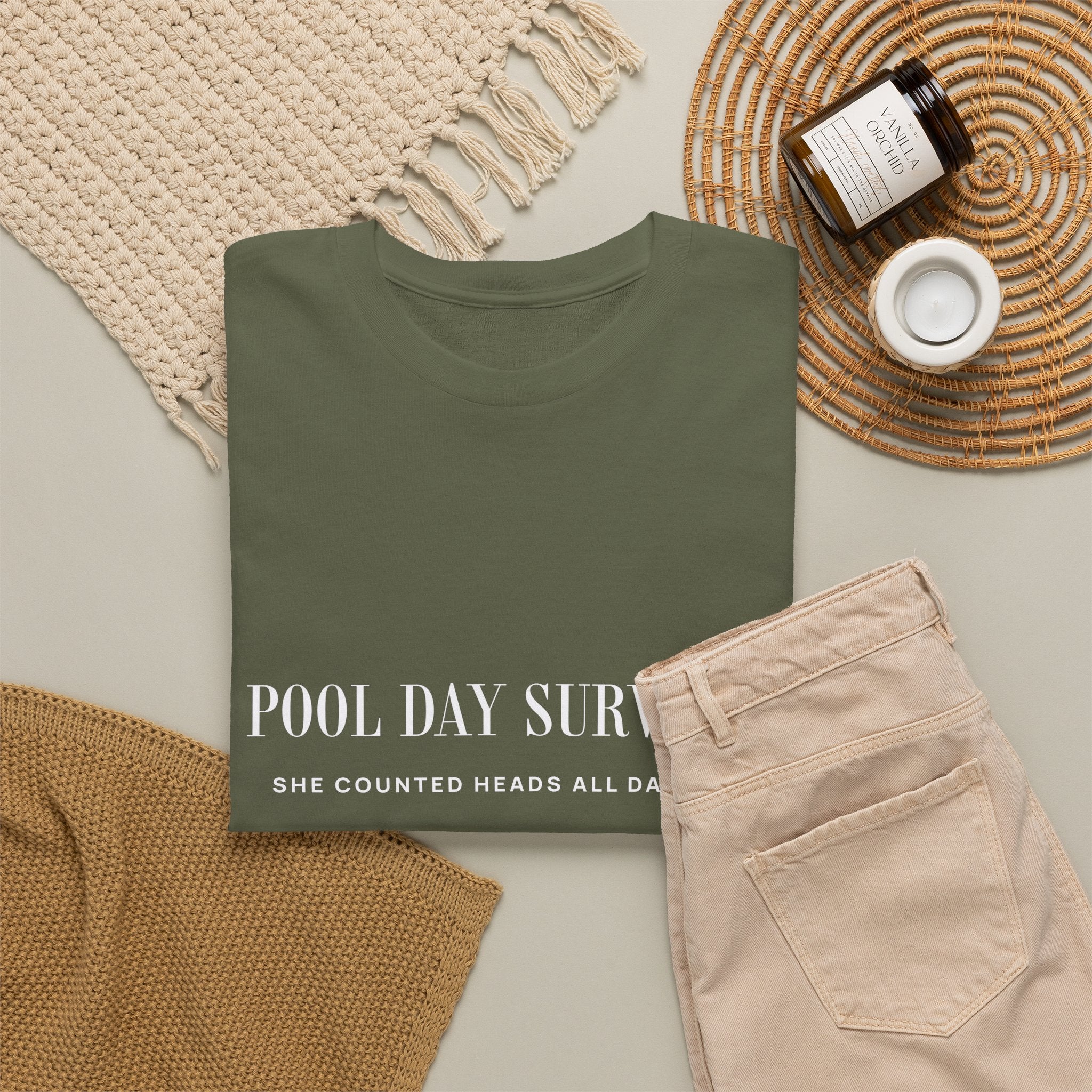 Pool Day Survivor — T-Shirt