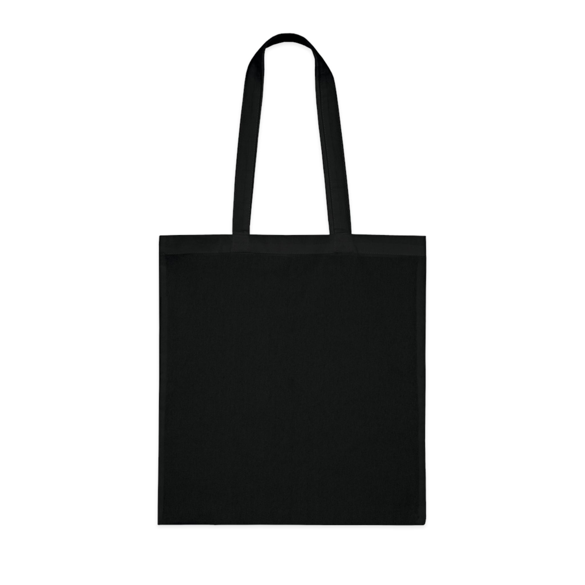 Mom-ing Is My Cardio Tote Bag in Black — bold print, double-stitched handles — ThrivingMoms