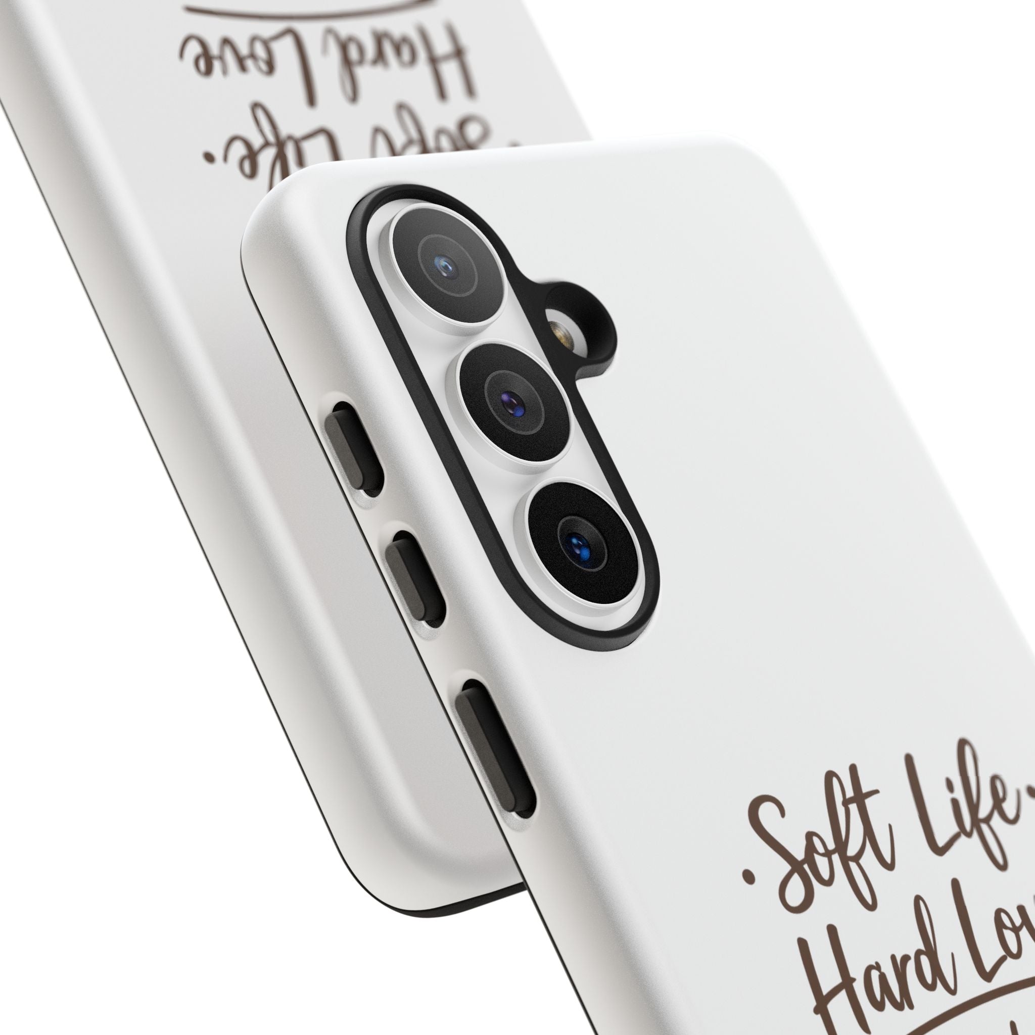Soft Life Hard Love phone case - phone case - empowering mom gift