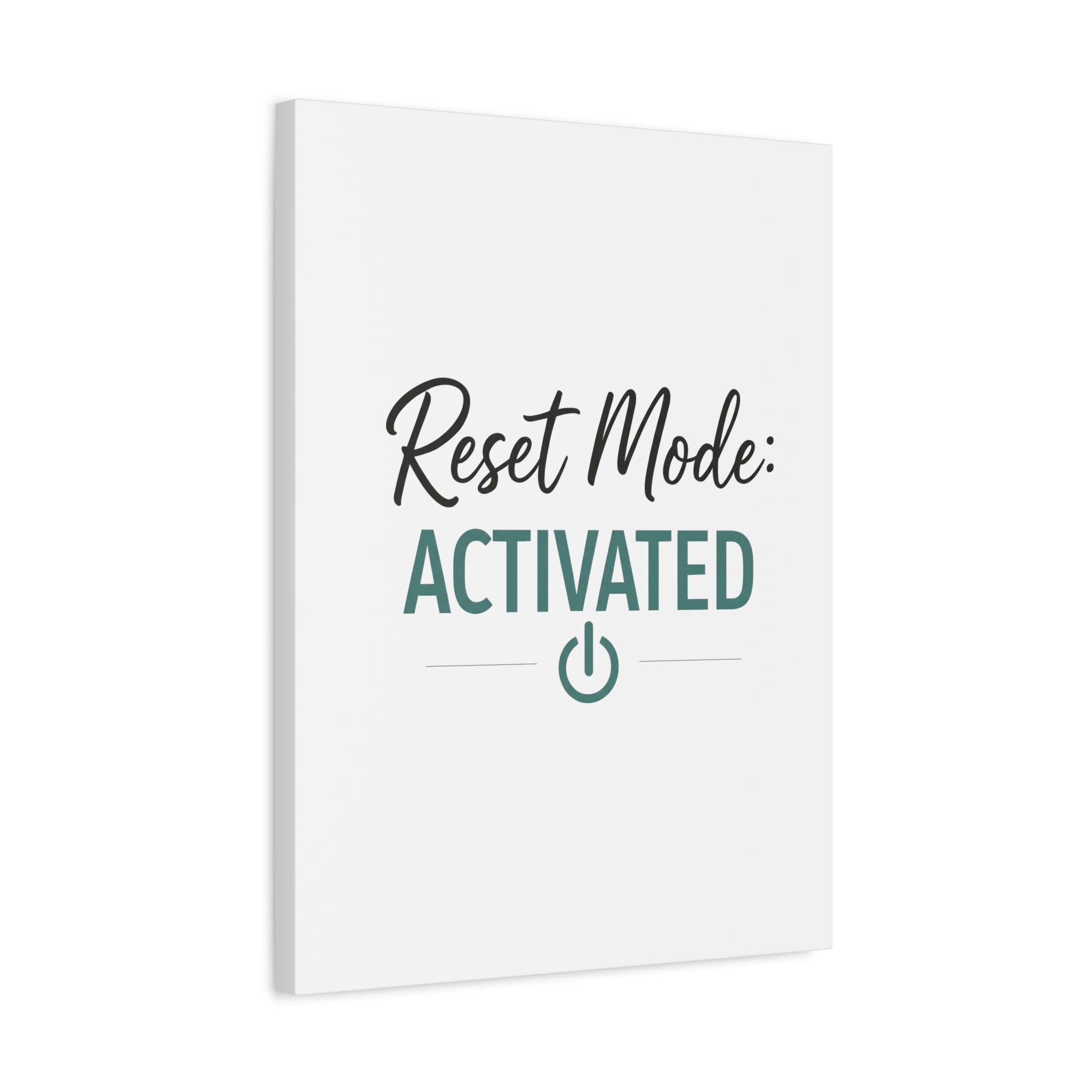 Reset Mode: Activated (Teal) — Wall Canvas