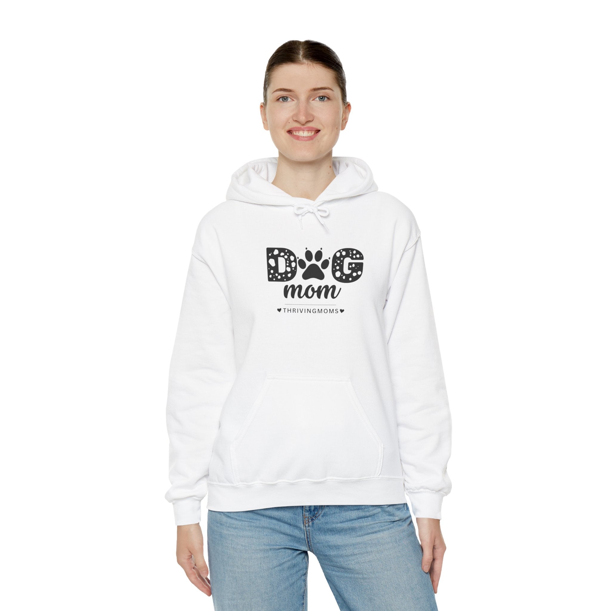 Dog Mom Hoodie in White — because he's not just a pet — ThrivingMoms