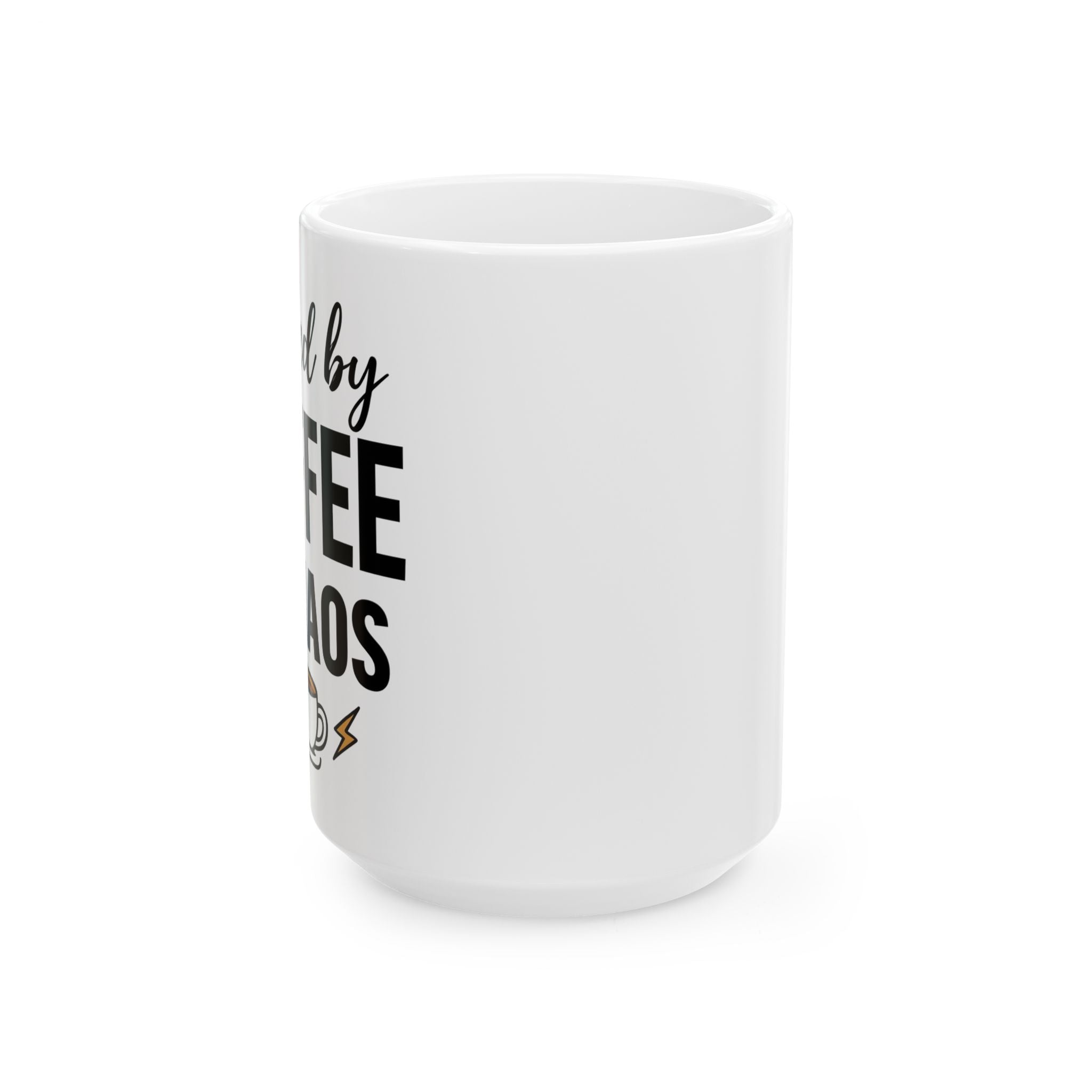 Fueled by Coffee and Chaos ceramic mug - mug - funny mom gift