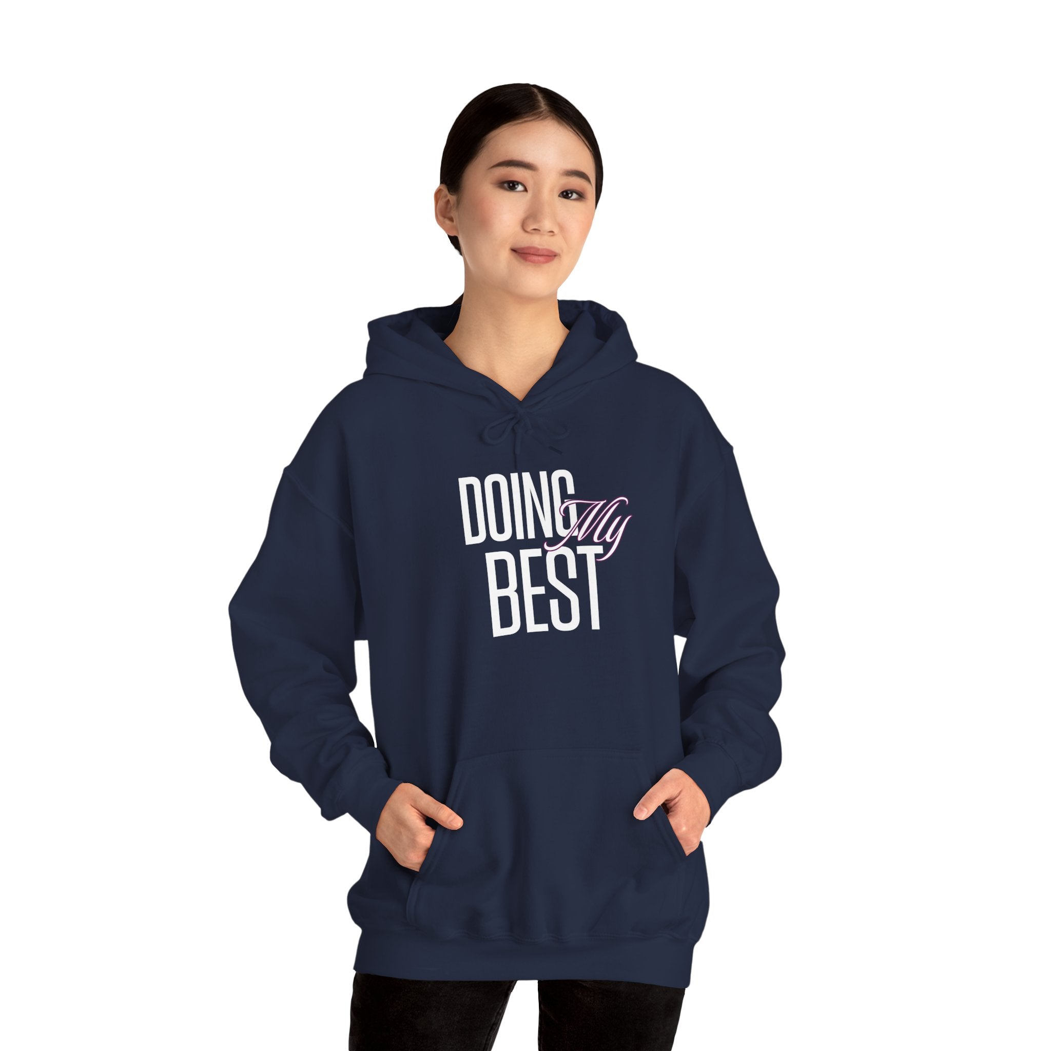 Doing My Best hoodie navy - hoodie - gift for moms