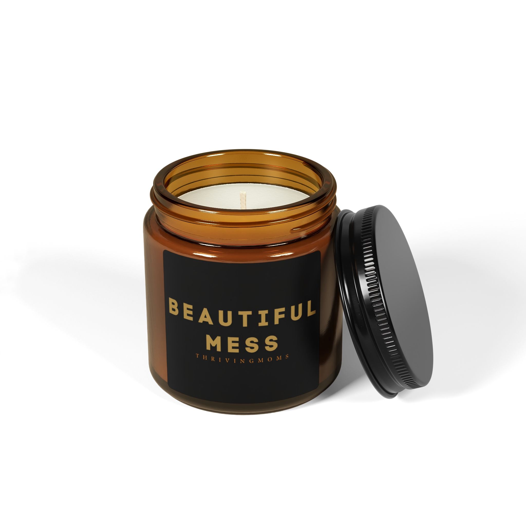 Beautiful Mess — Candle Amber Jar