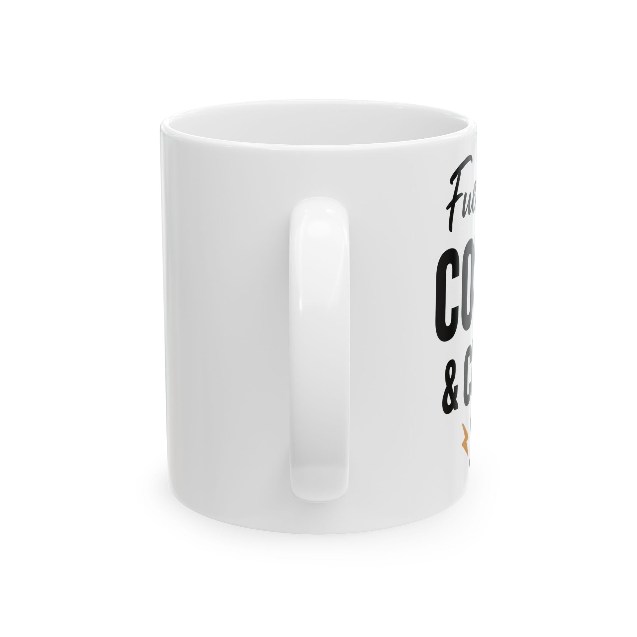 Fueled by Coffee and Chaos ceramic mug - mug - funny mom gift