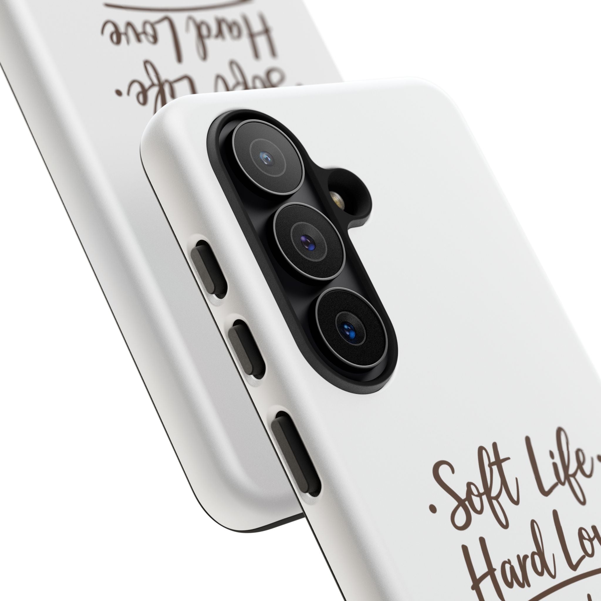 Soft Life Hard Love phone case - phone case - empowering mom gift