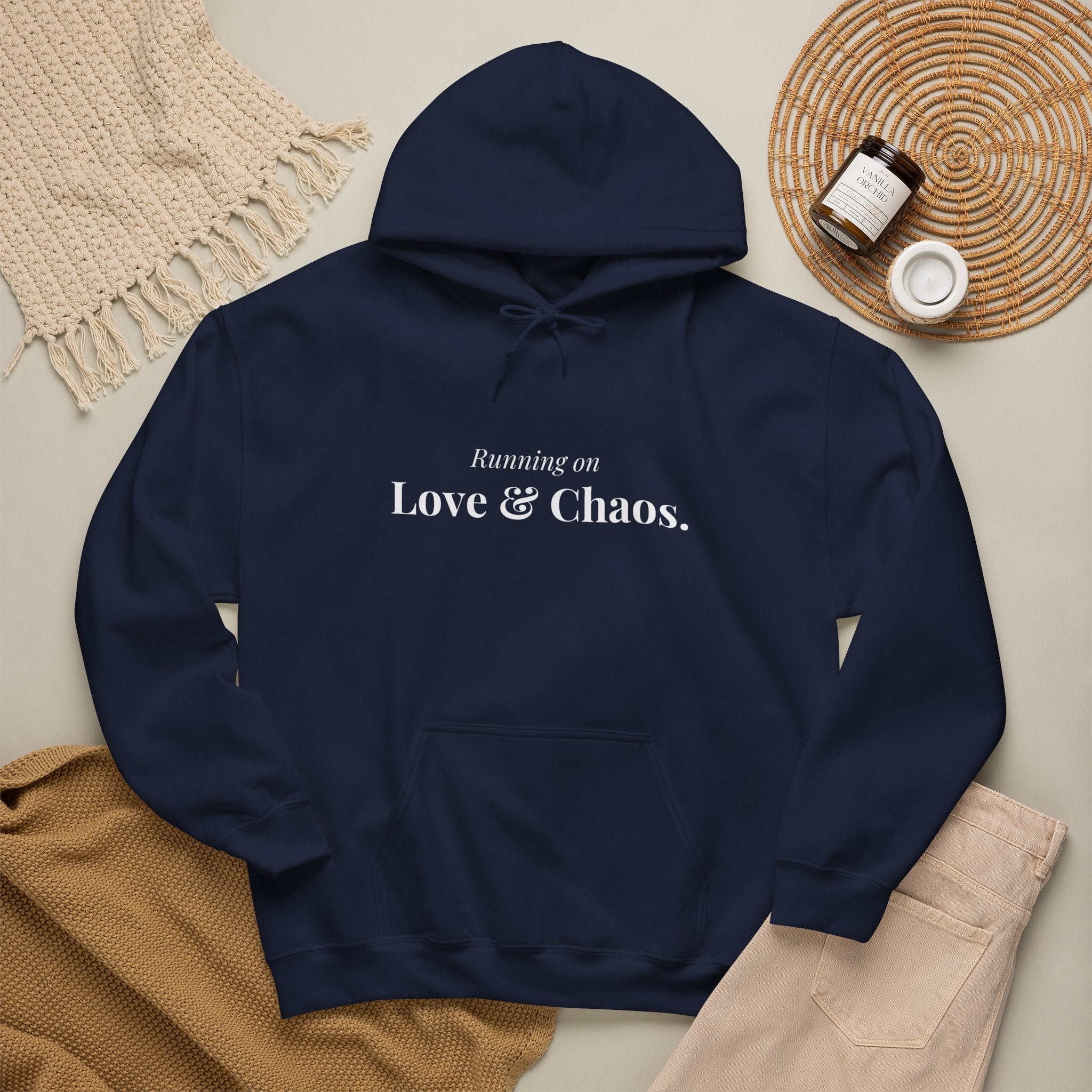 Running on Love & Chaos — Hoodie