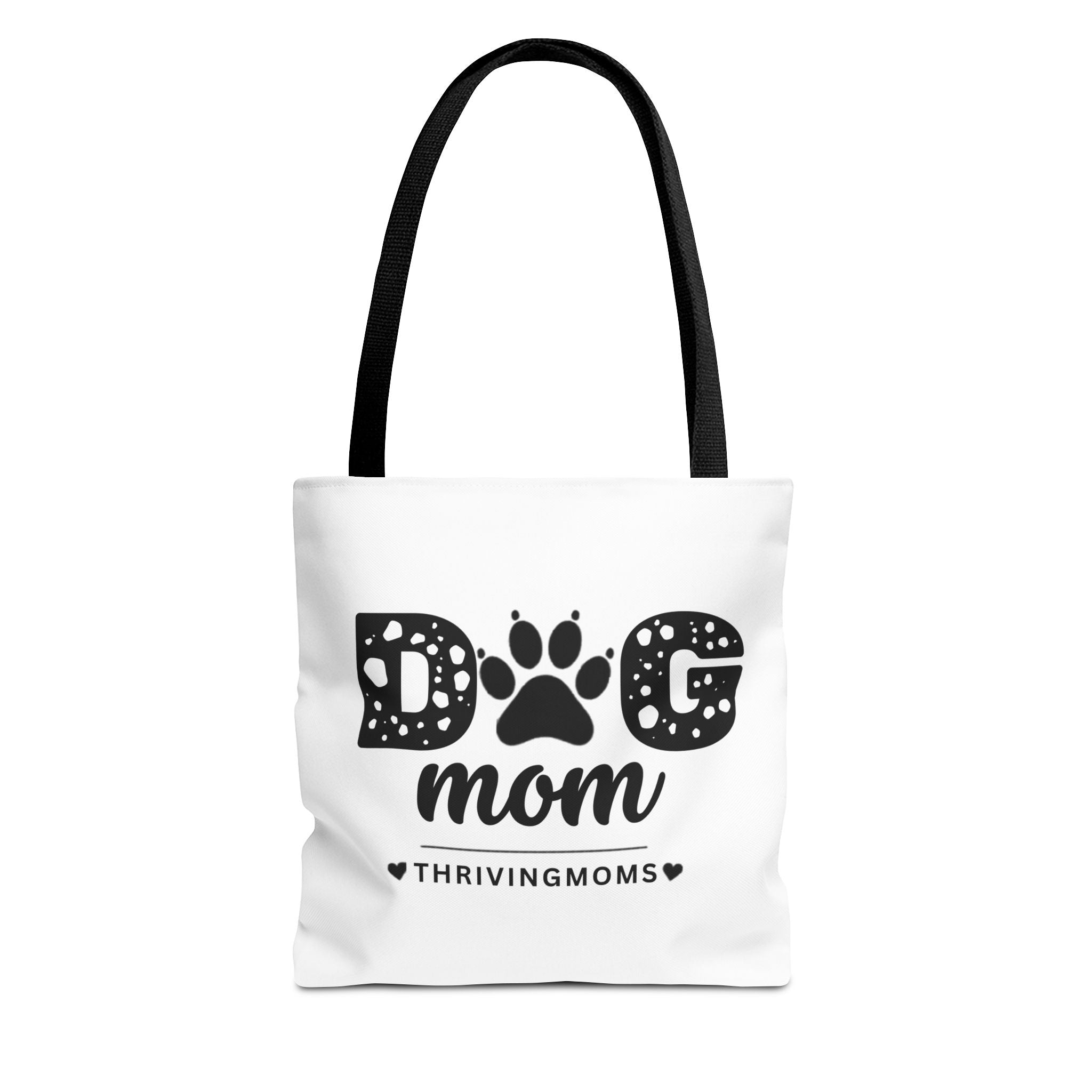 Dog Mom Tote Bag Black — for the mom whose dog goes everywhere with her — ThrivingMoms