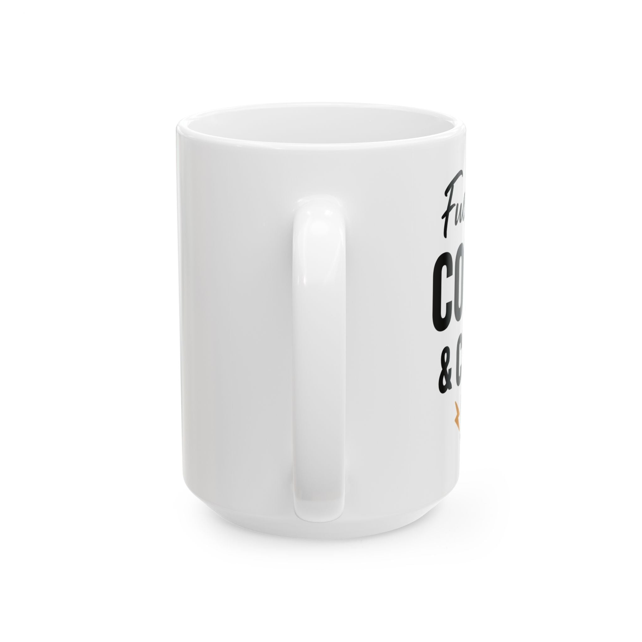 Fueled by Coffee and Chaos ceramic mug - mug - funny mom gift