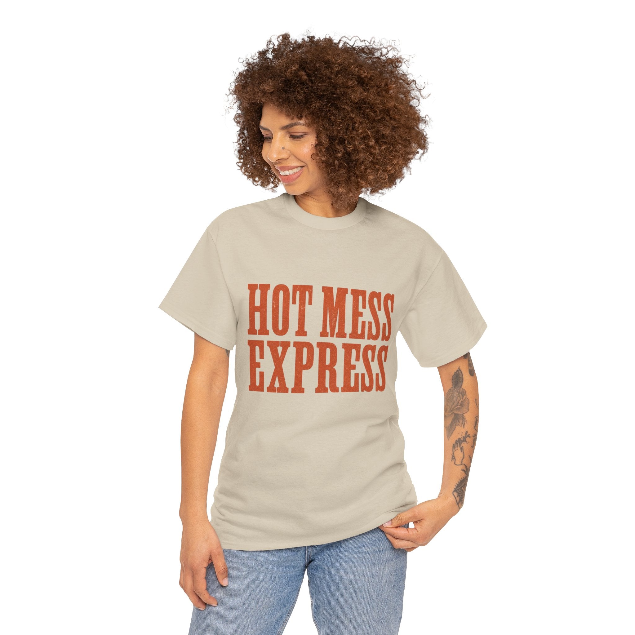 Hot Mess  Express t-shirt sand - t-shirt - gift for moms