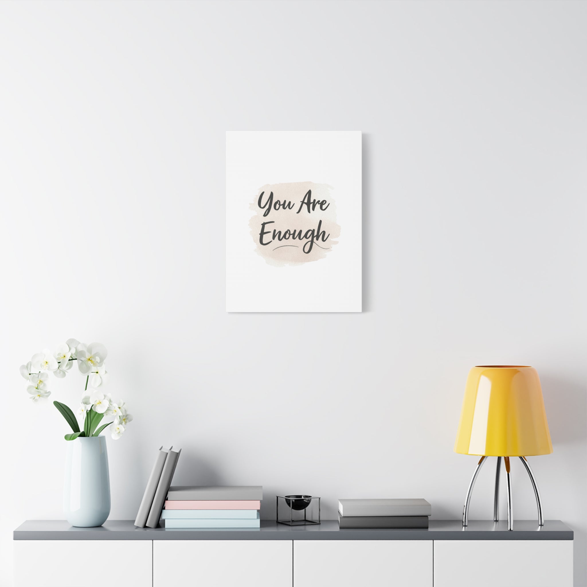 You Are Enough (Watercolor) — Wall Art