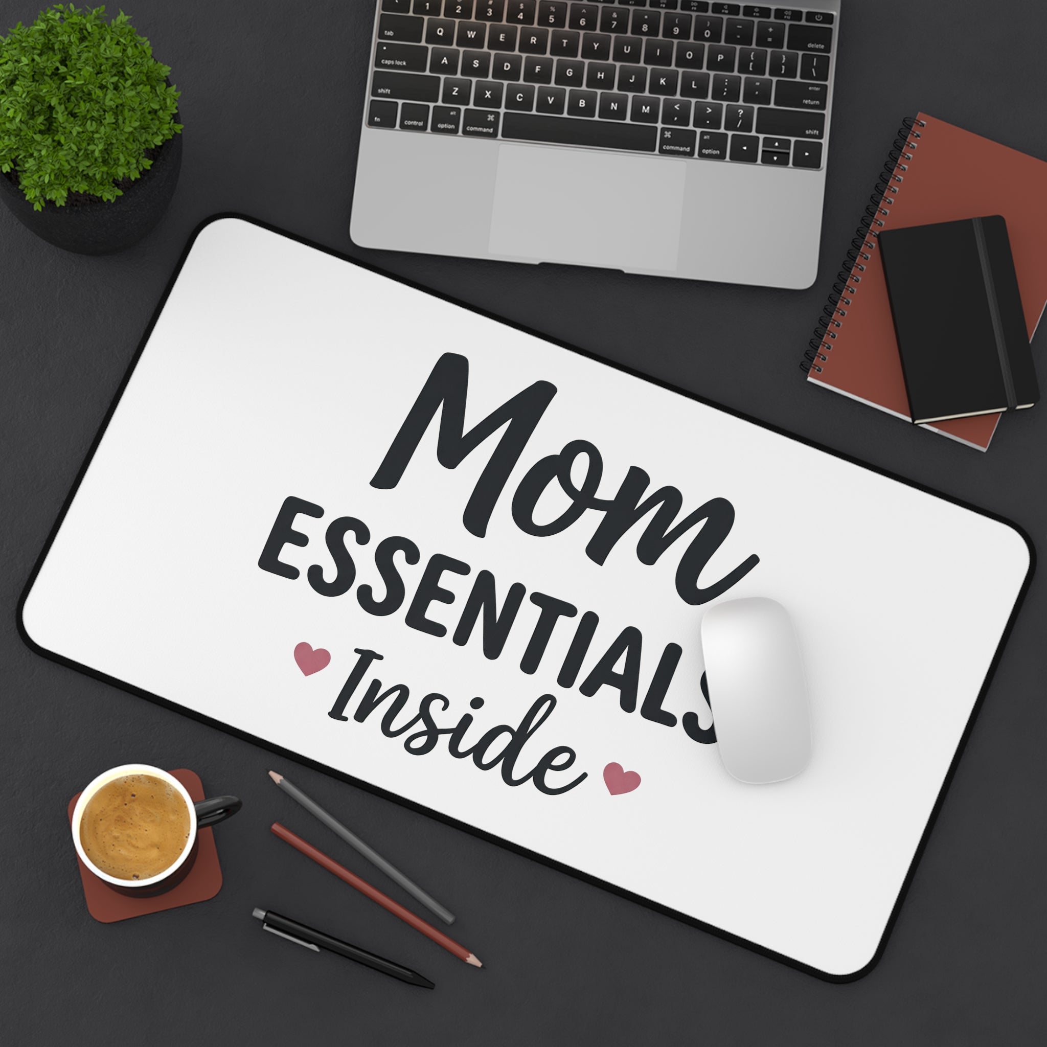 Mom Essentials Inside desk mat - desk mat - home office gift for moms