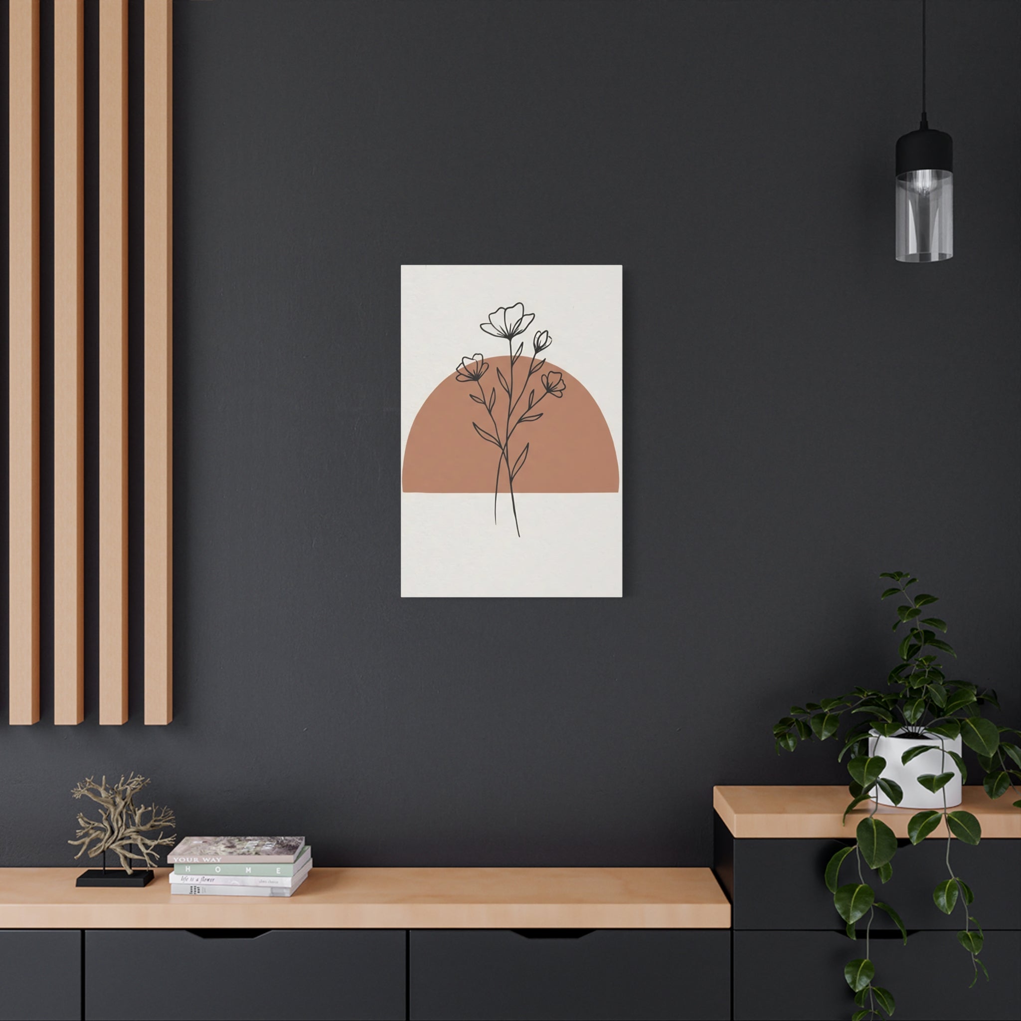 Wildflower Terracotta Minimalist