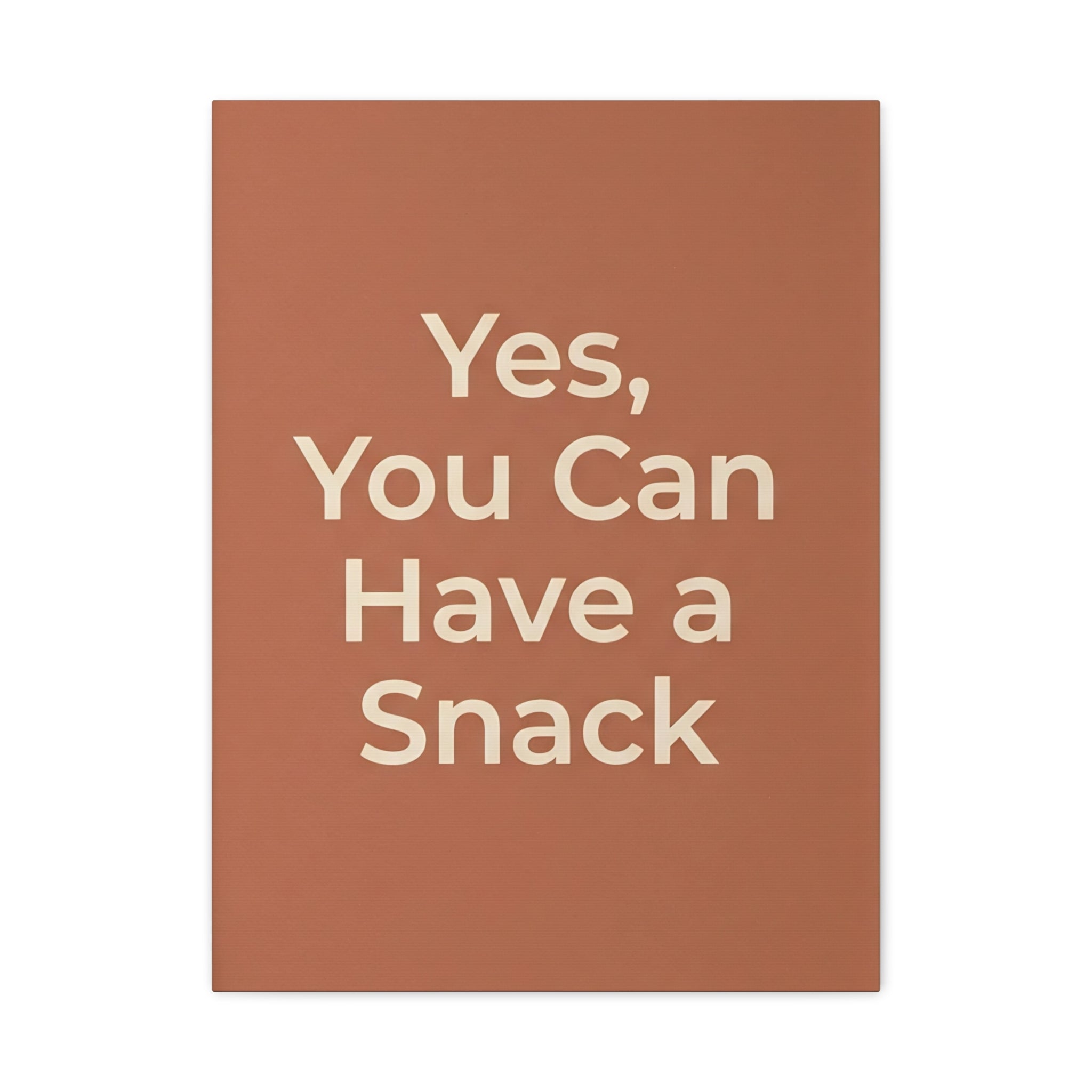 Yes, You Can Have a Snack