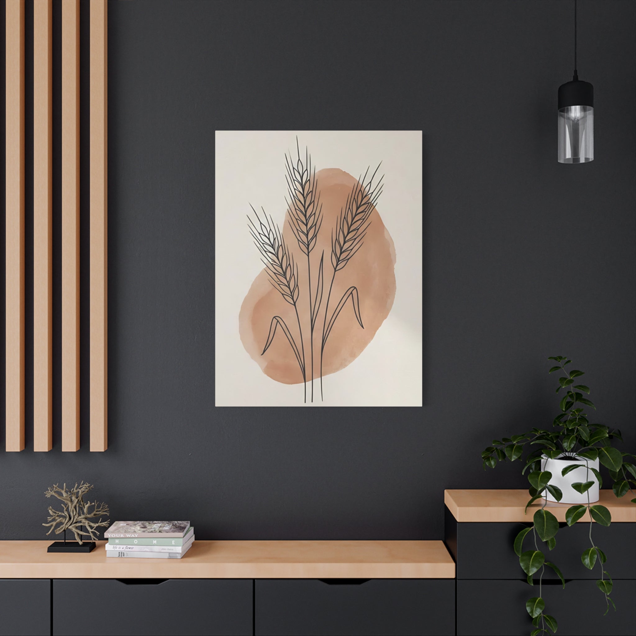 Wheat Stalks Terracotta Art