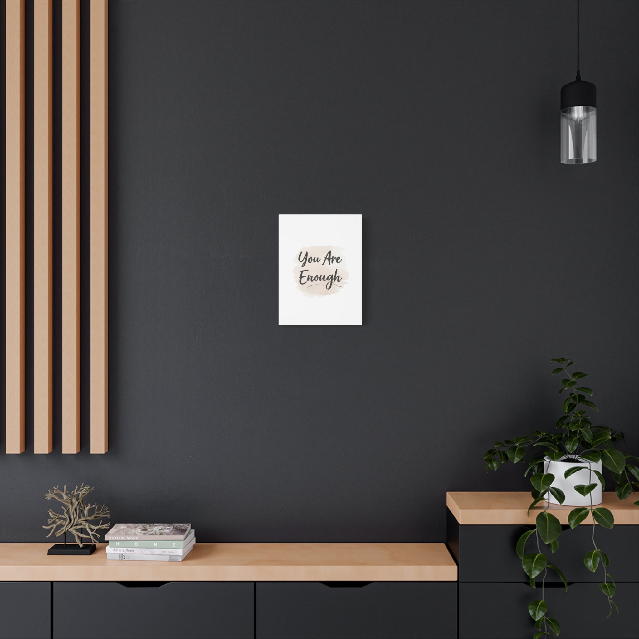 You Are Enough (Watercolor) — Wall Art
