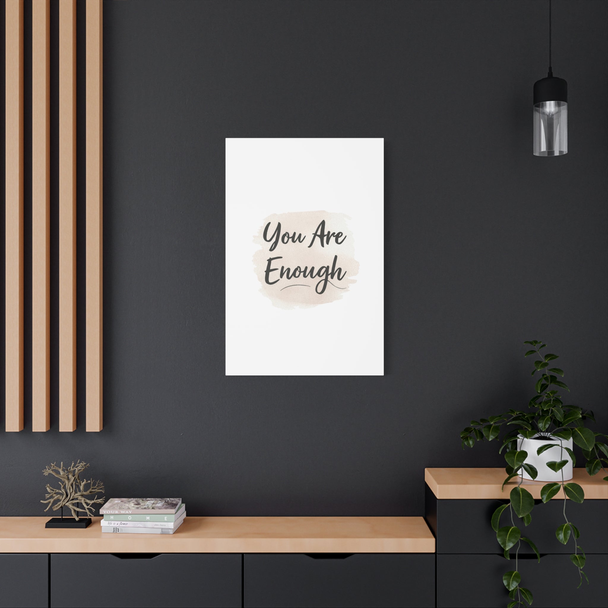 You Are Enough (Watercolor) — Wall Art