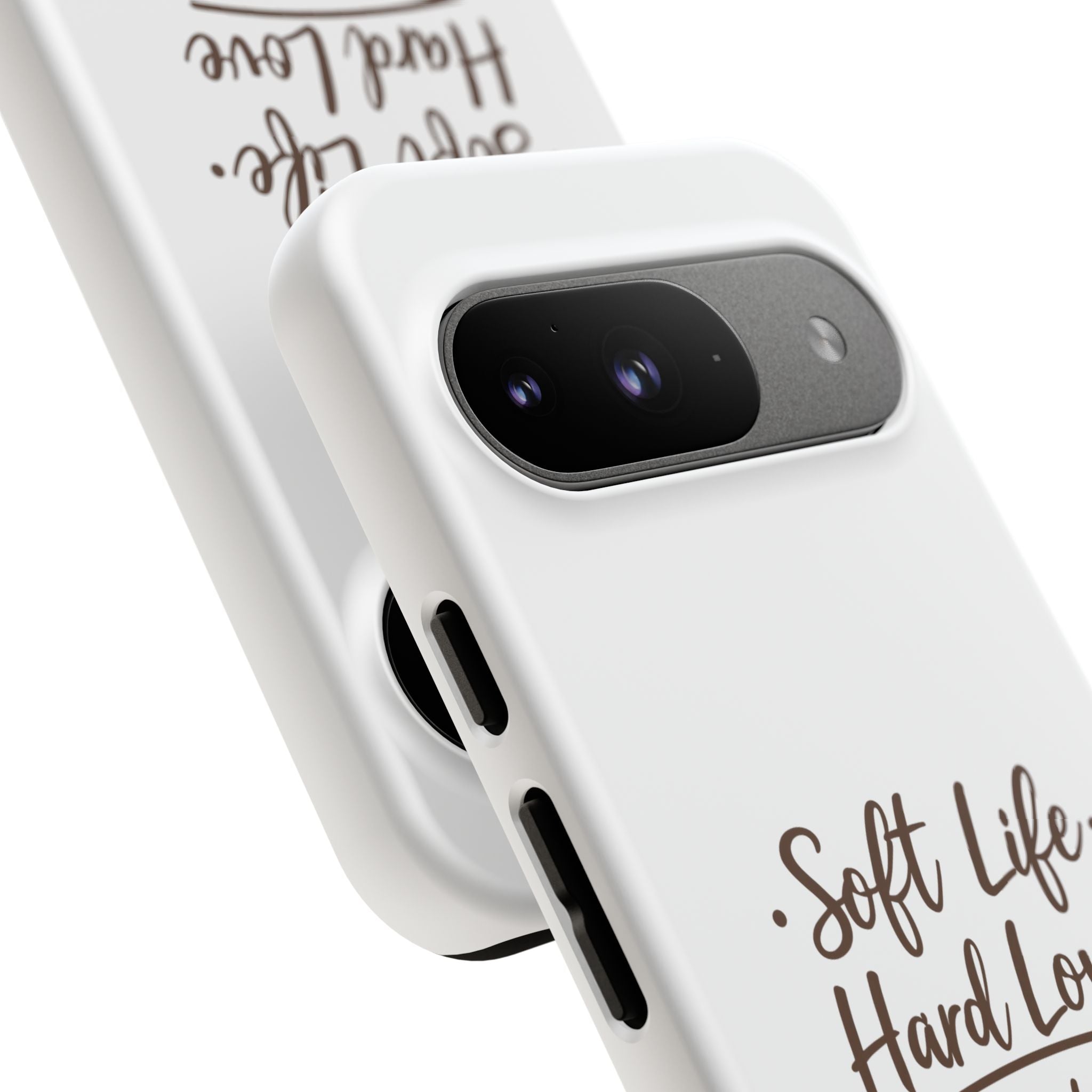 Soft Life Hard Love phone case - phone case - empowering mom gift