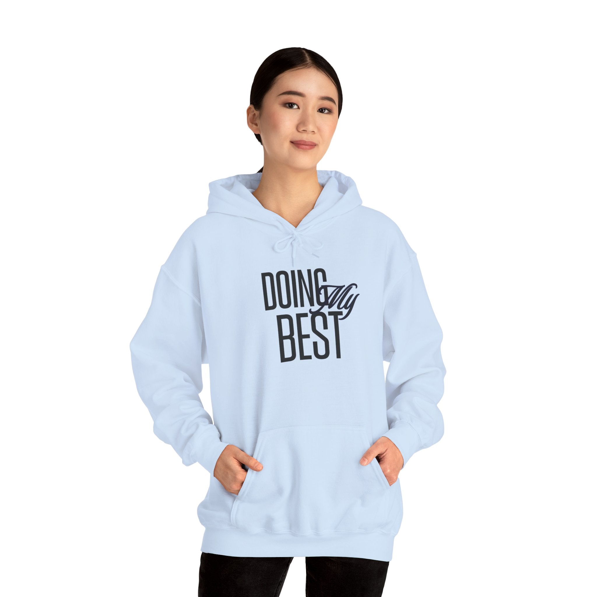 Doing My Best hoodie light blue - hoodie - gift for moms