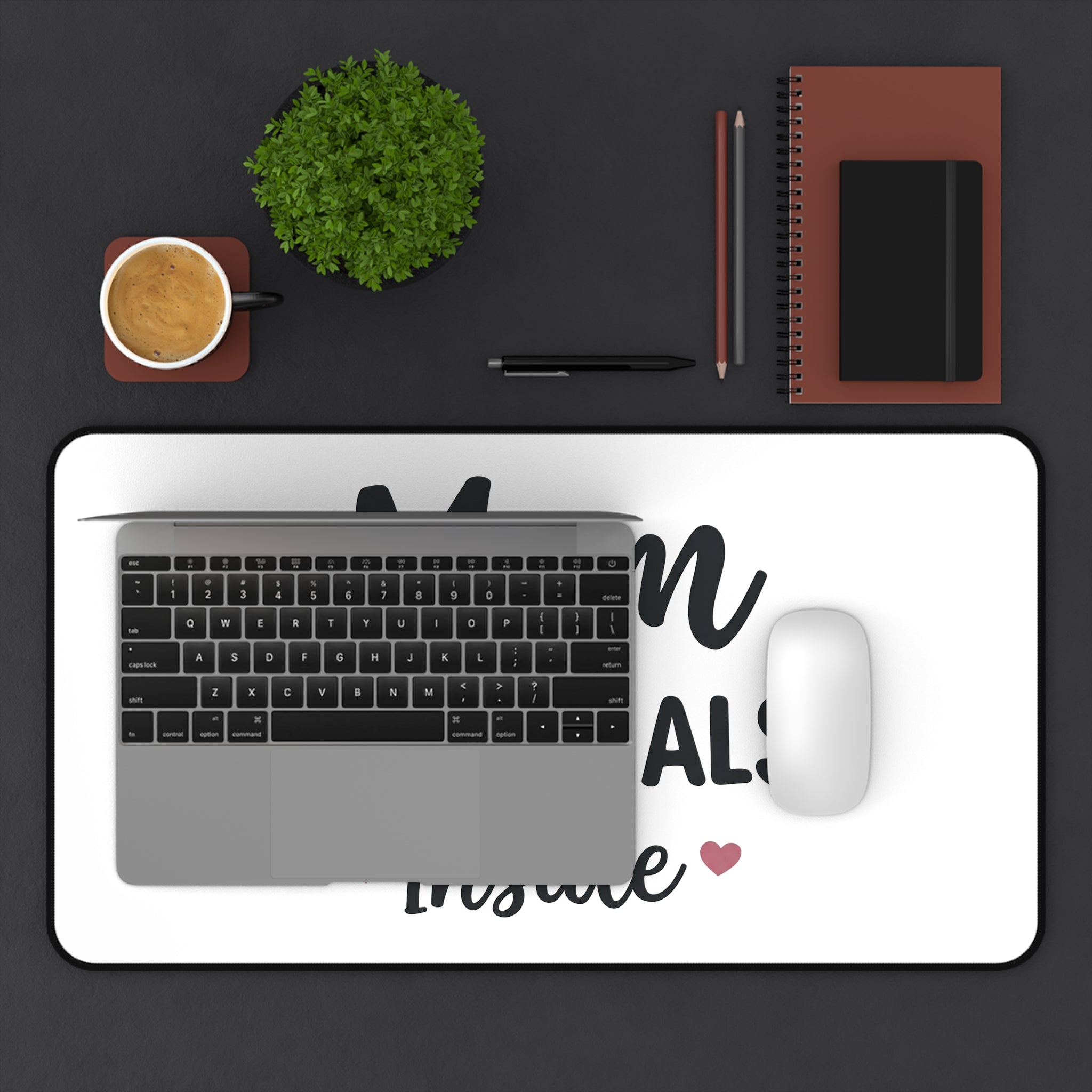 Mom Essentials Inside desk mat - desk mat - home office gift for moms