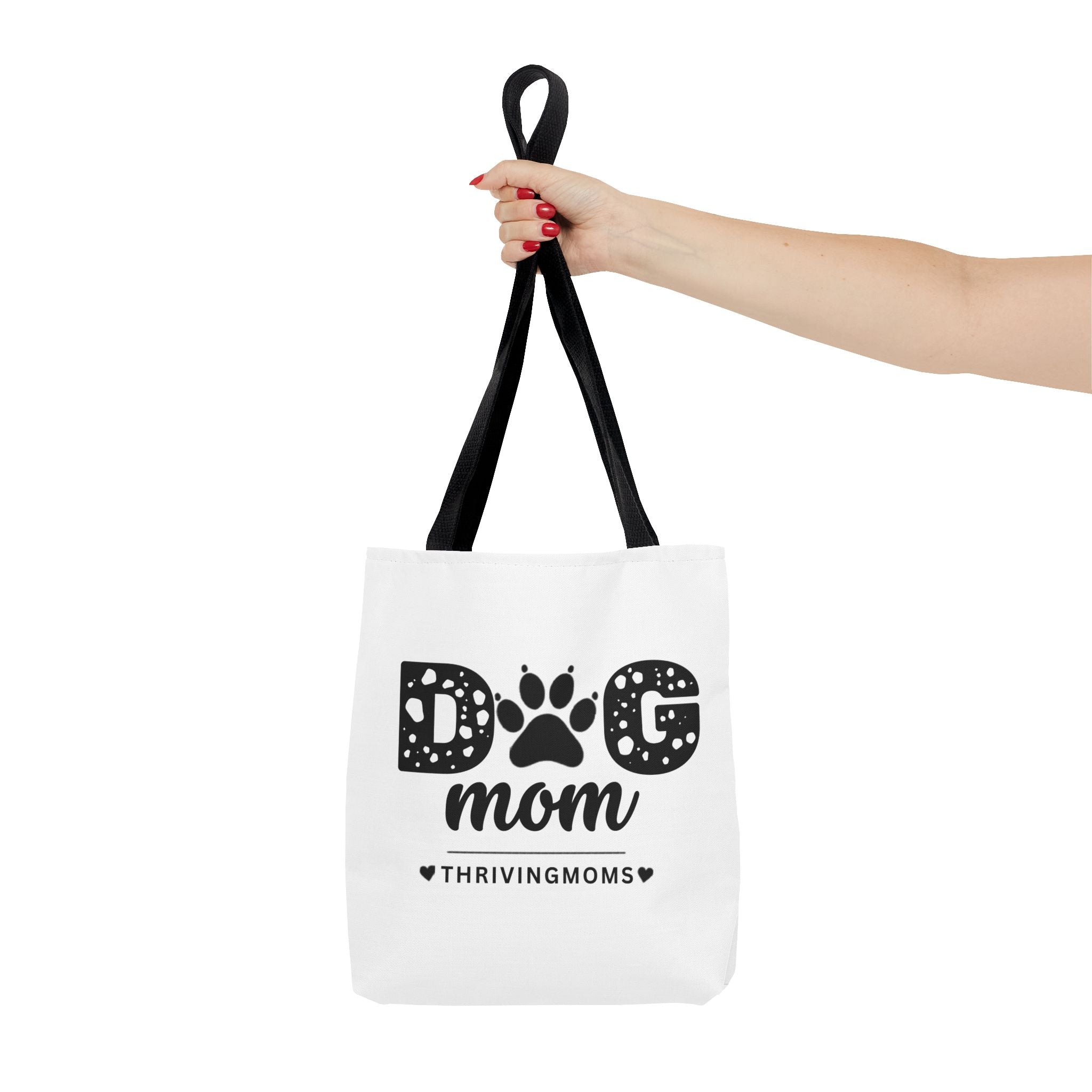 Dog Mom Tote Bag Black — for the mom whose dog goes everywhere with her — ThrivingMoms