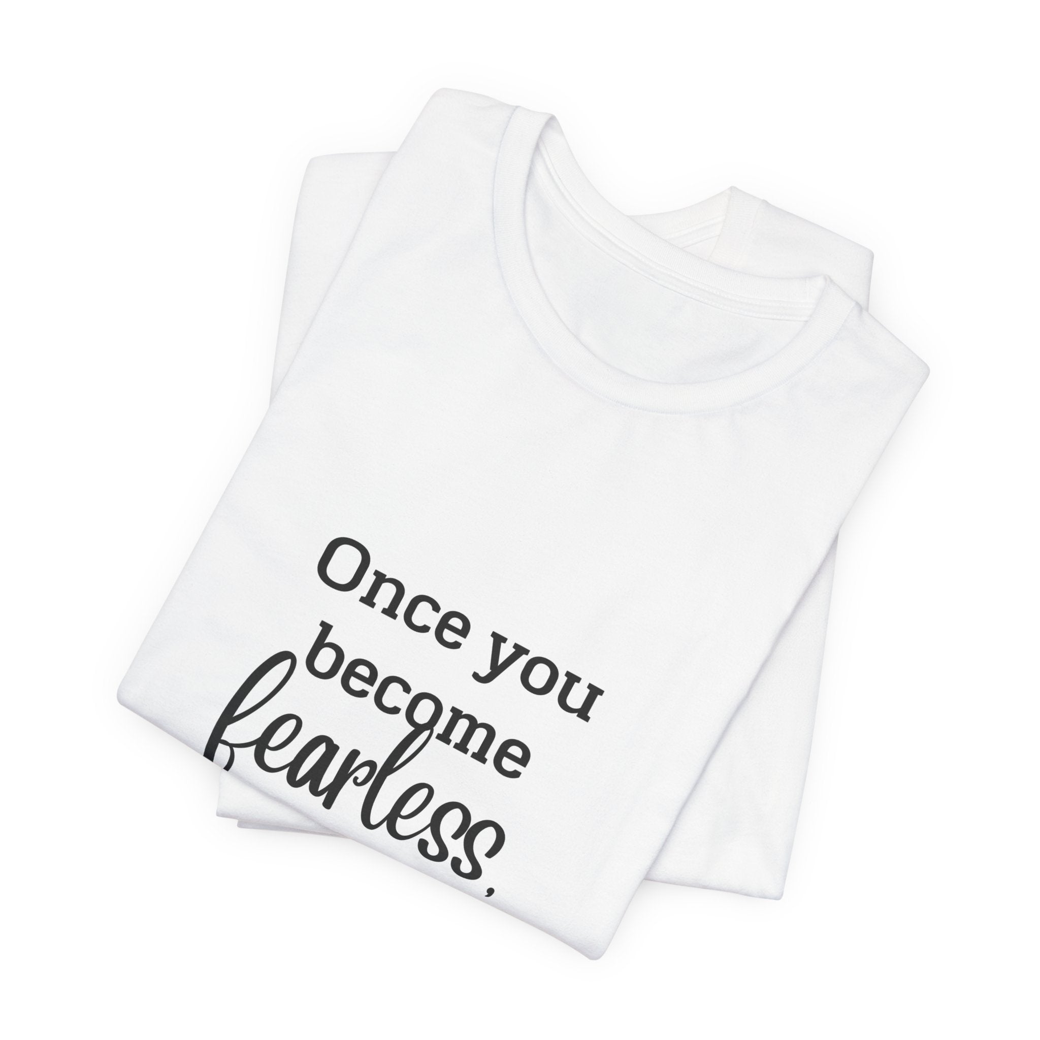 Fearless & Limitless Inspirational T-Shirt — Motivational Quote Tee for Women & Men