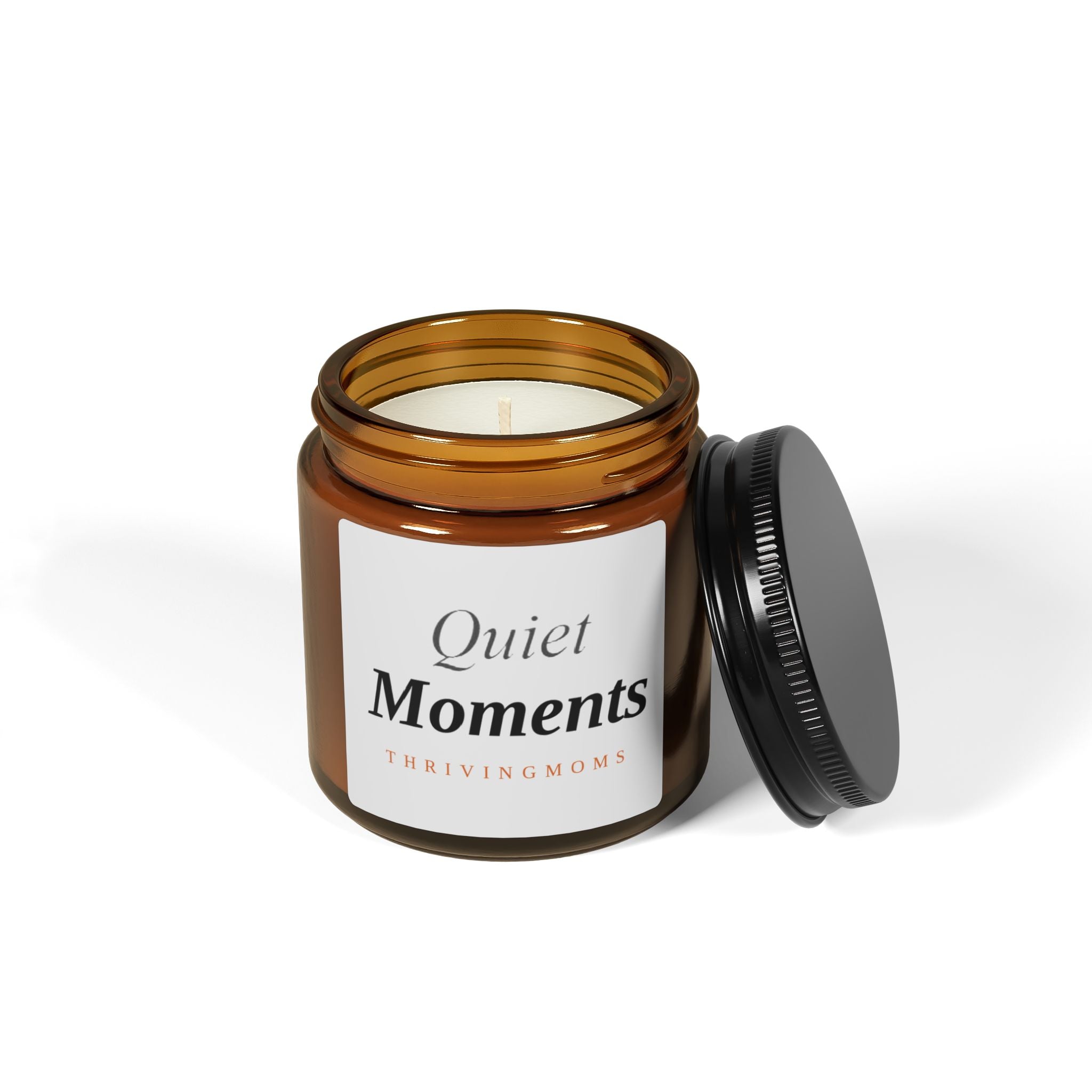 Quiet Moments — Soy Candle Amber Jar