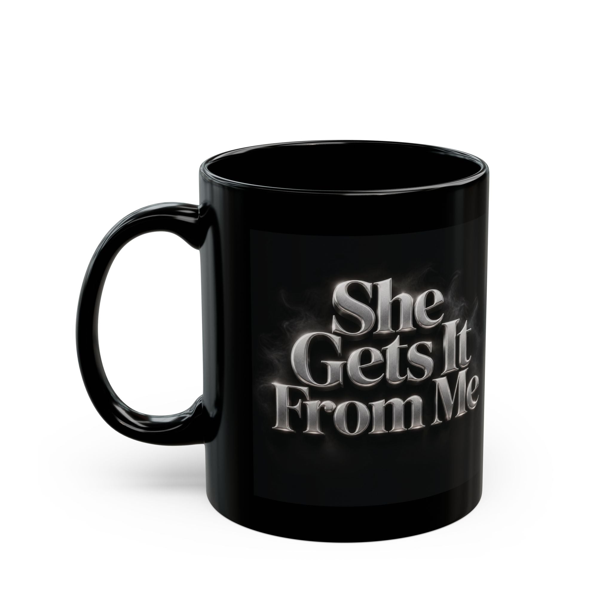 Blame It On Me — Black Coffee Mug