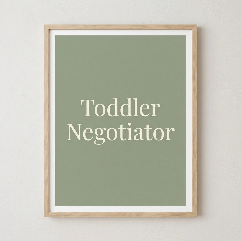Toddler Negotiator