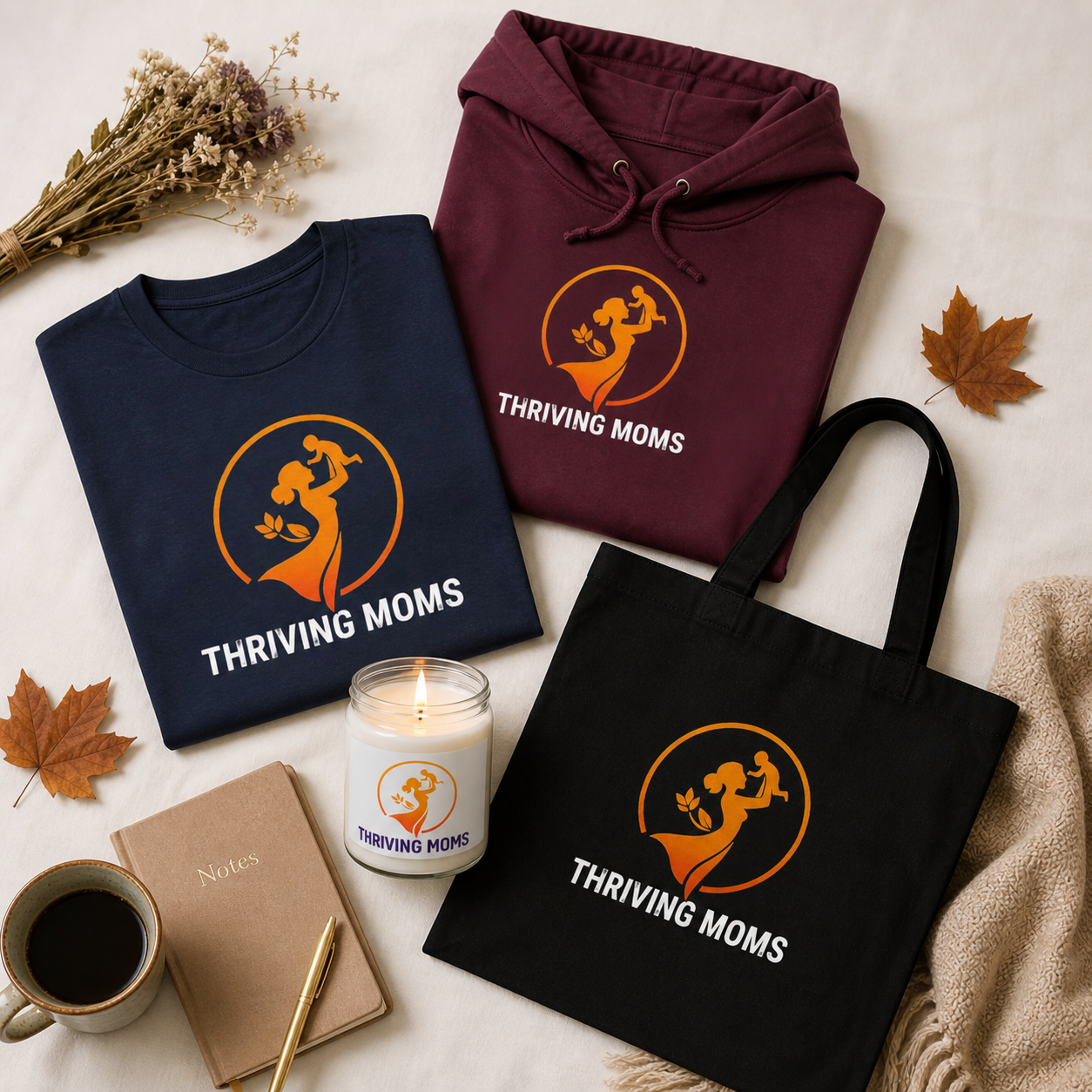 ThrivingMoms Logo bundle gift set - bundle - brand gift for moms