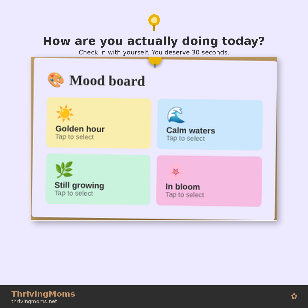 ThrivingMoms Cork Board Daily Planner