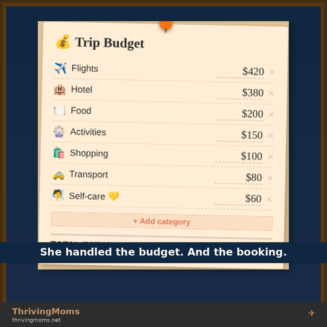 ThrivingMoms Travel Planner
