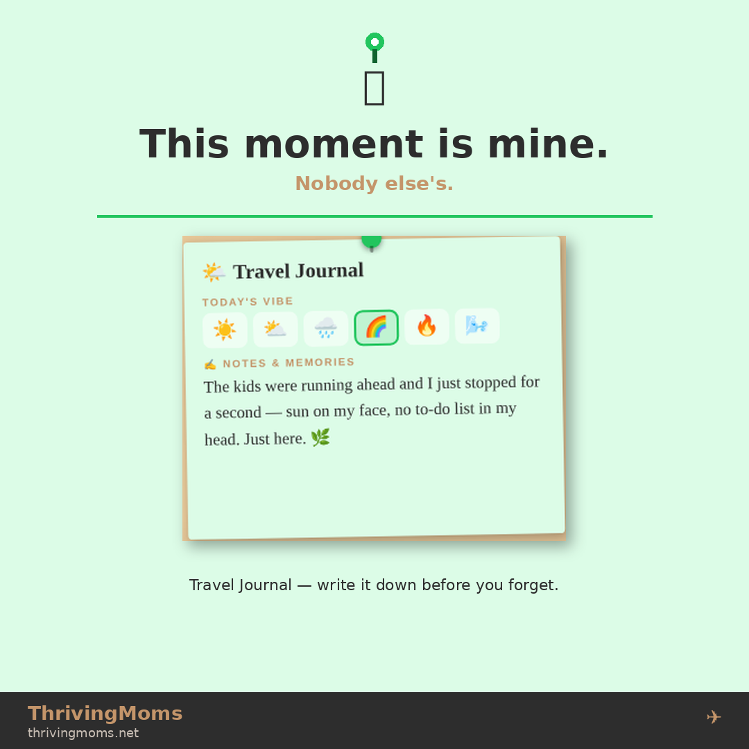 ThrivingMoms Travel Planner