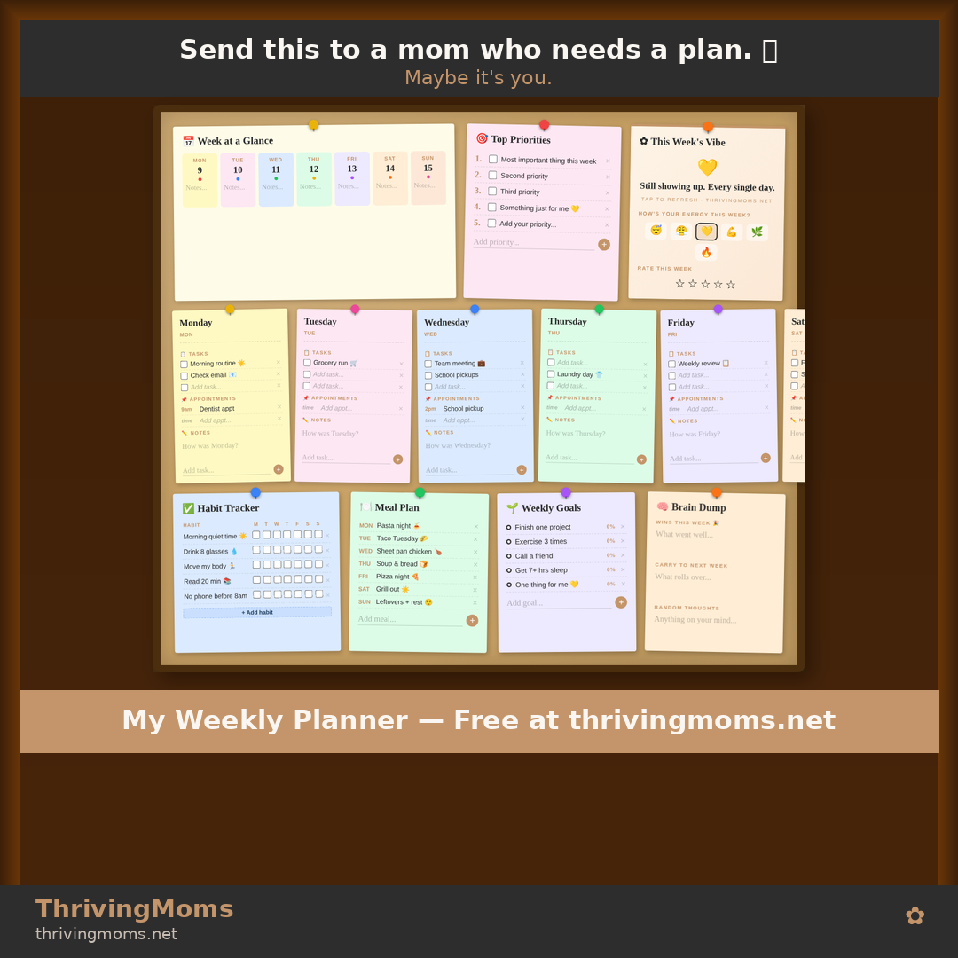 Weekly Planner June 2026