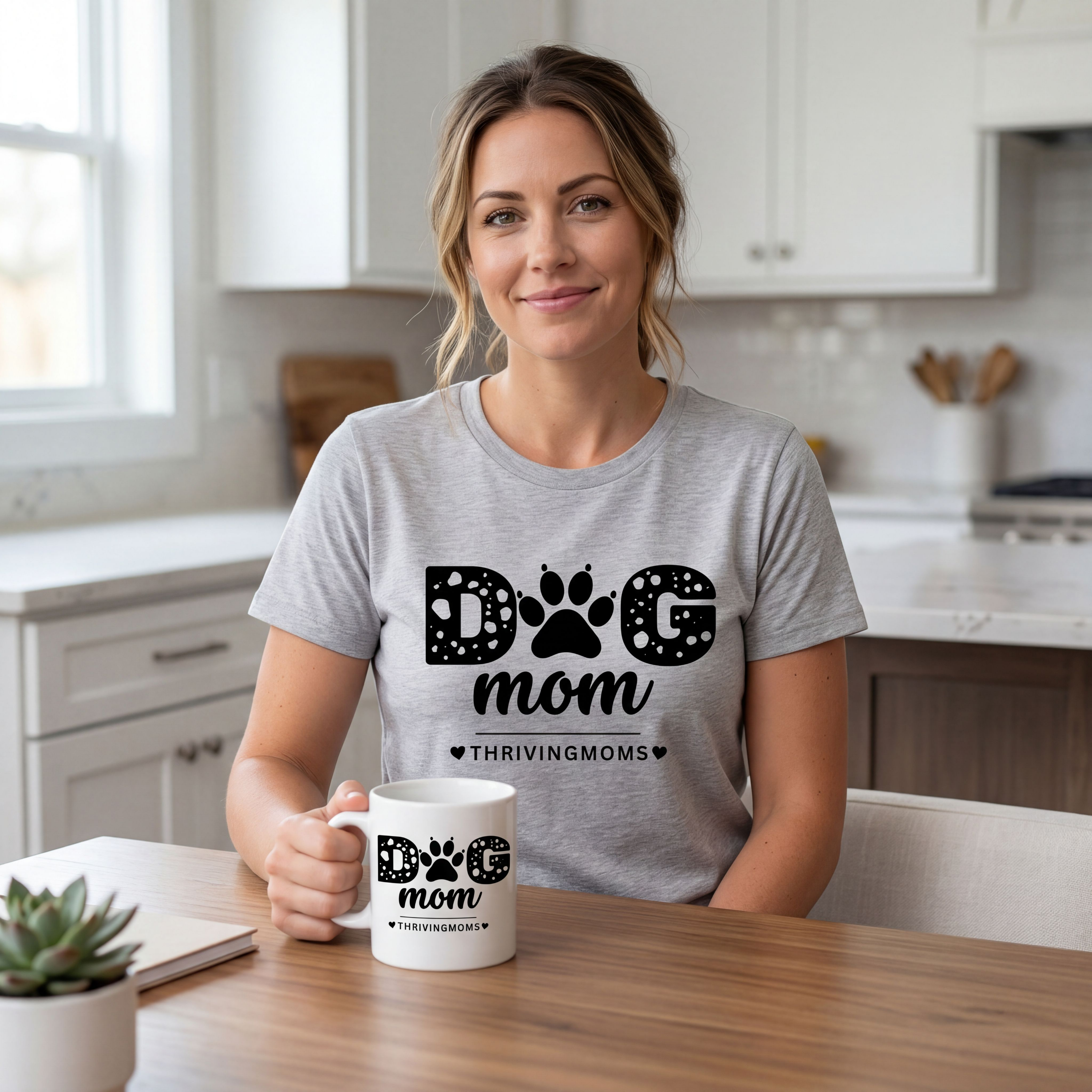 Dog Mom Mug — her morning, her dog, her peace — ThrivingMoms