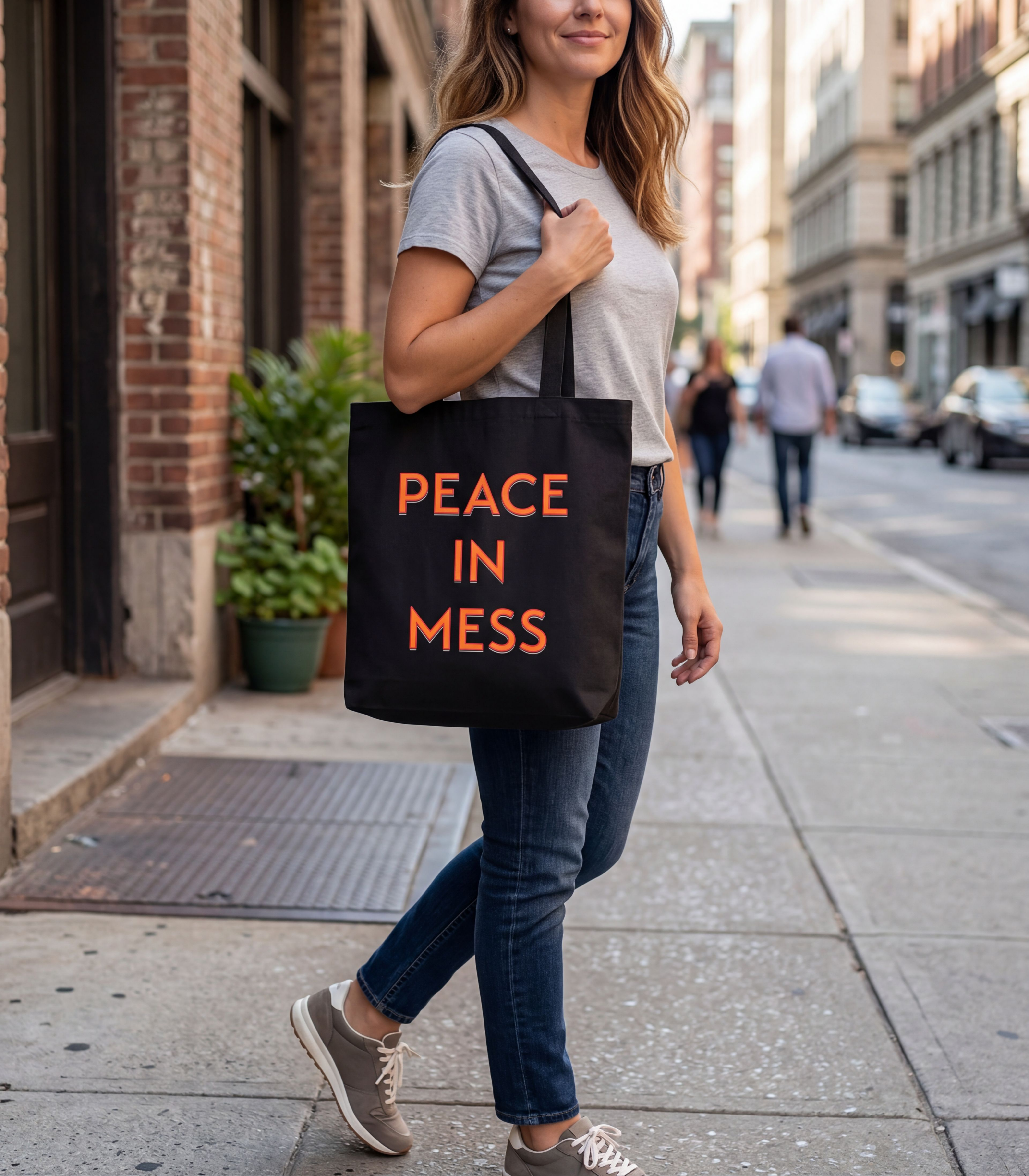 Peace in Mess — Tote Bag