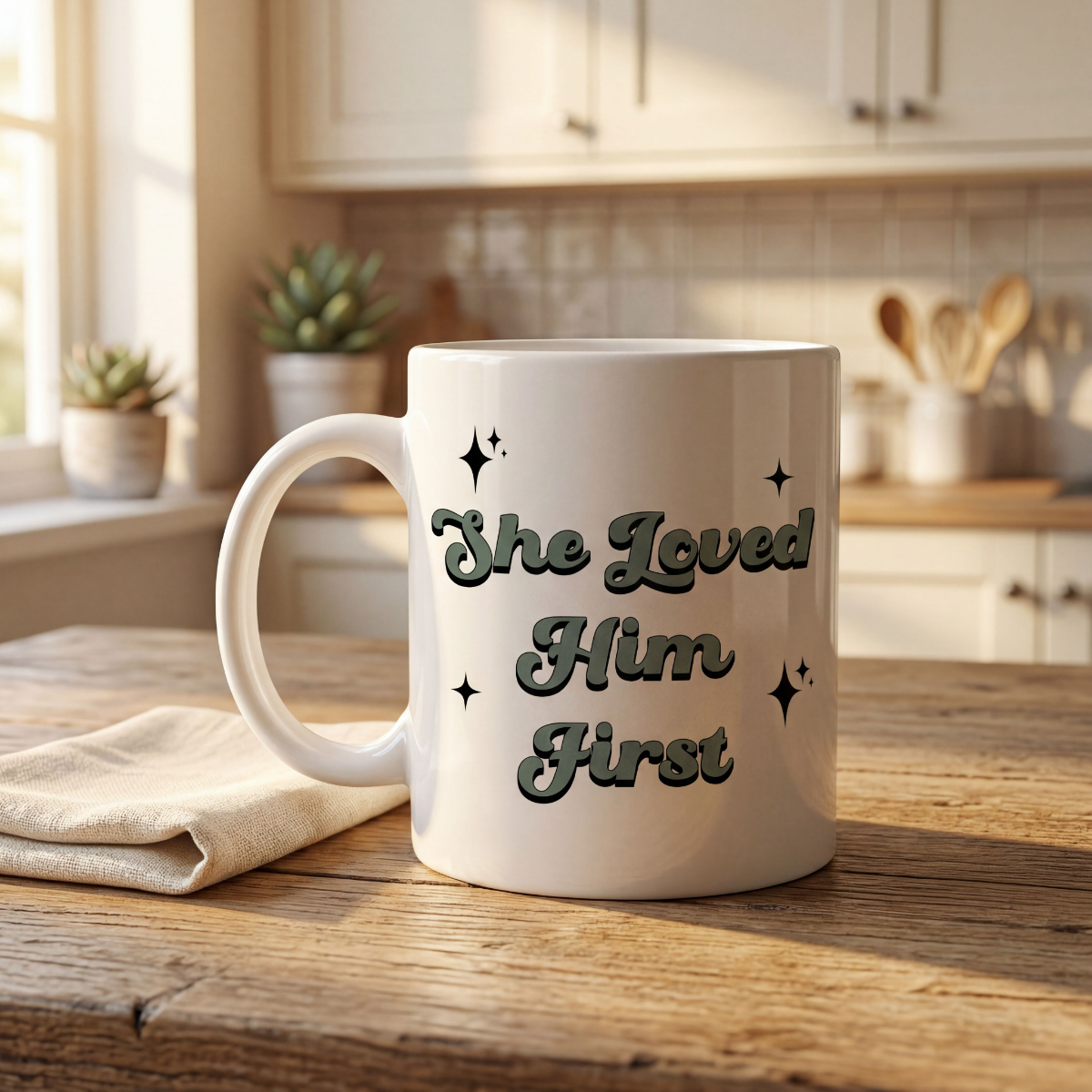 She Loved Him First — Mug